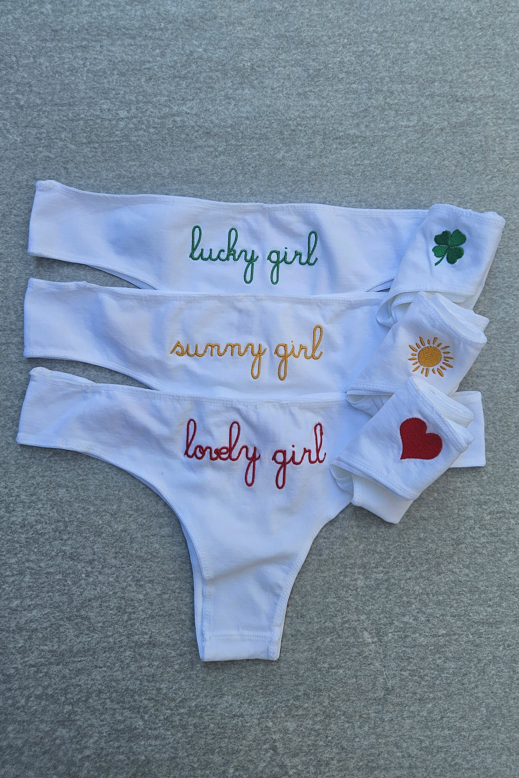 Set 3 Brasiliana "Lucky, Sunny e Lovely Girl"