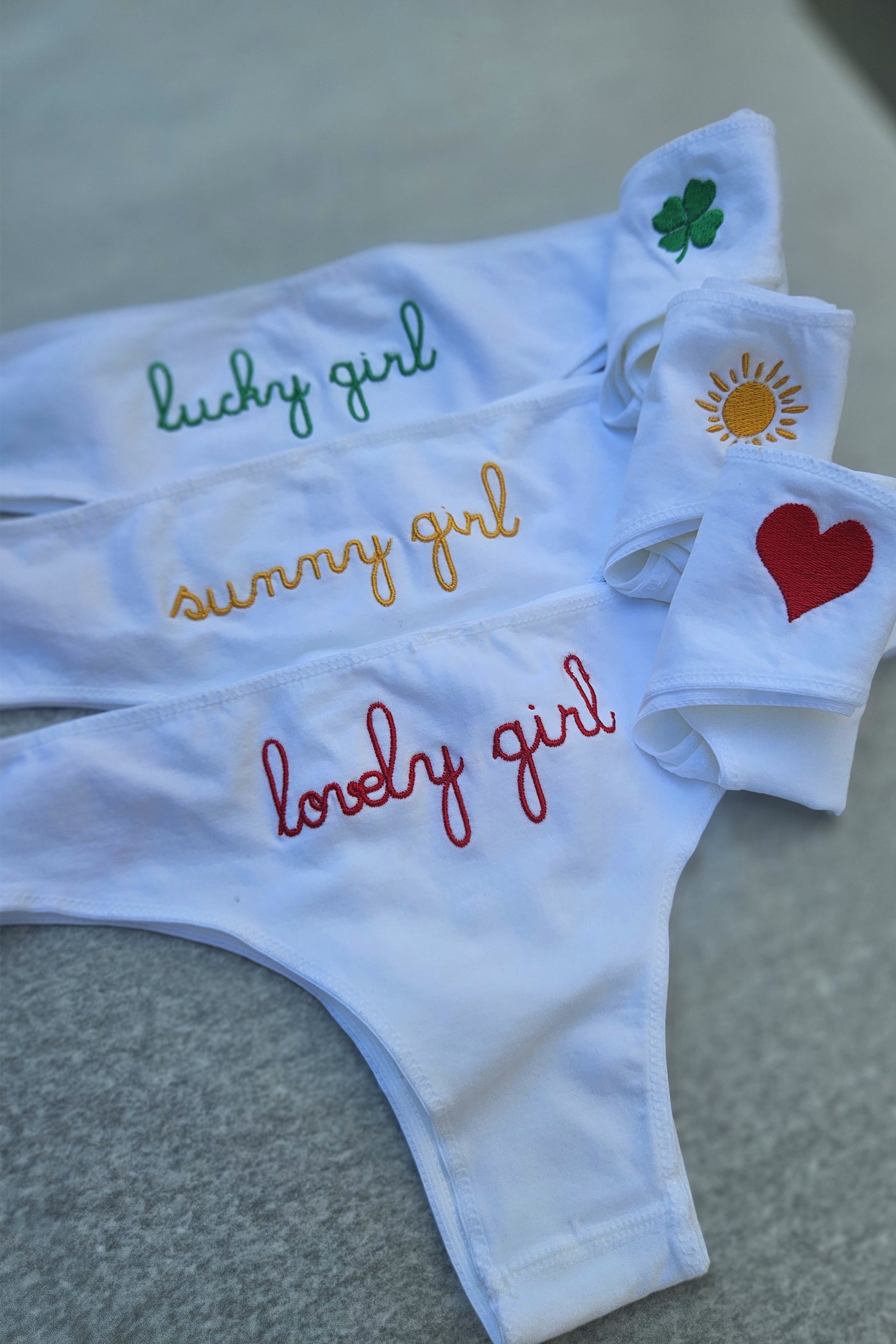 Set 3 Brasiliana "Lucky, Sunny e Lovely Girl"