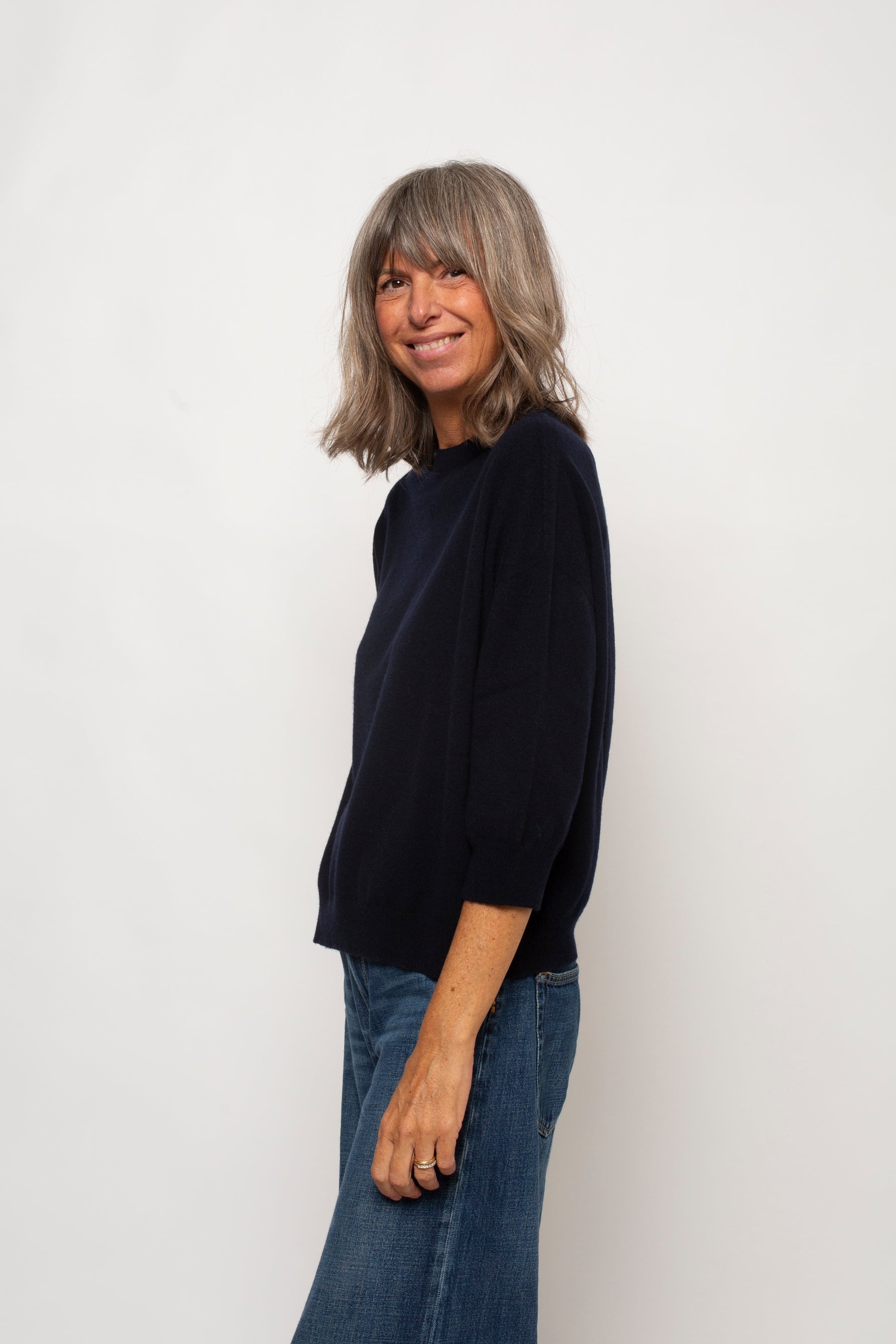 Maglia "100% CASHMERE" Girocollo Agata Aspen