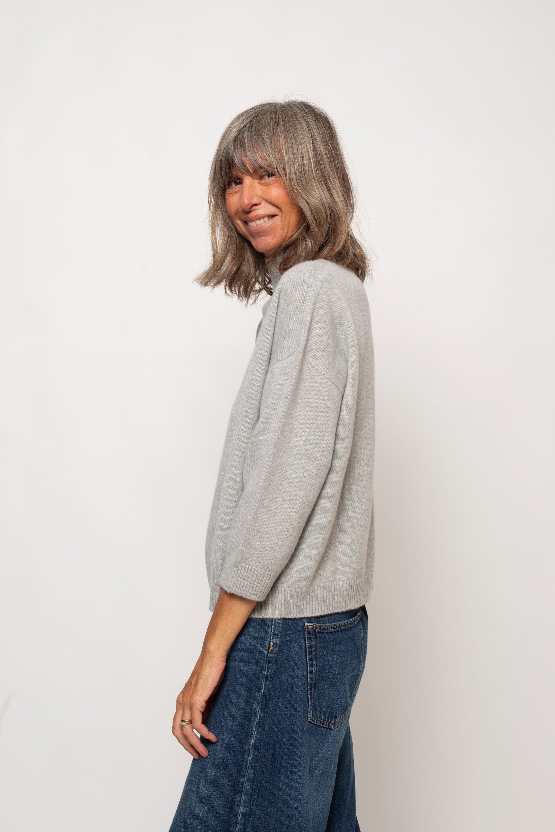 Maglia Collo Alto 100% Cashmere Agata Aspen