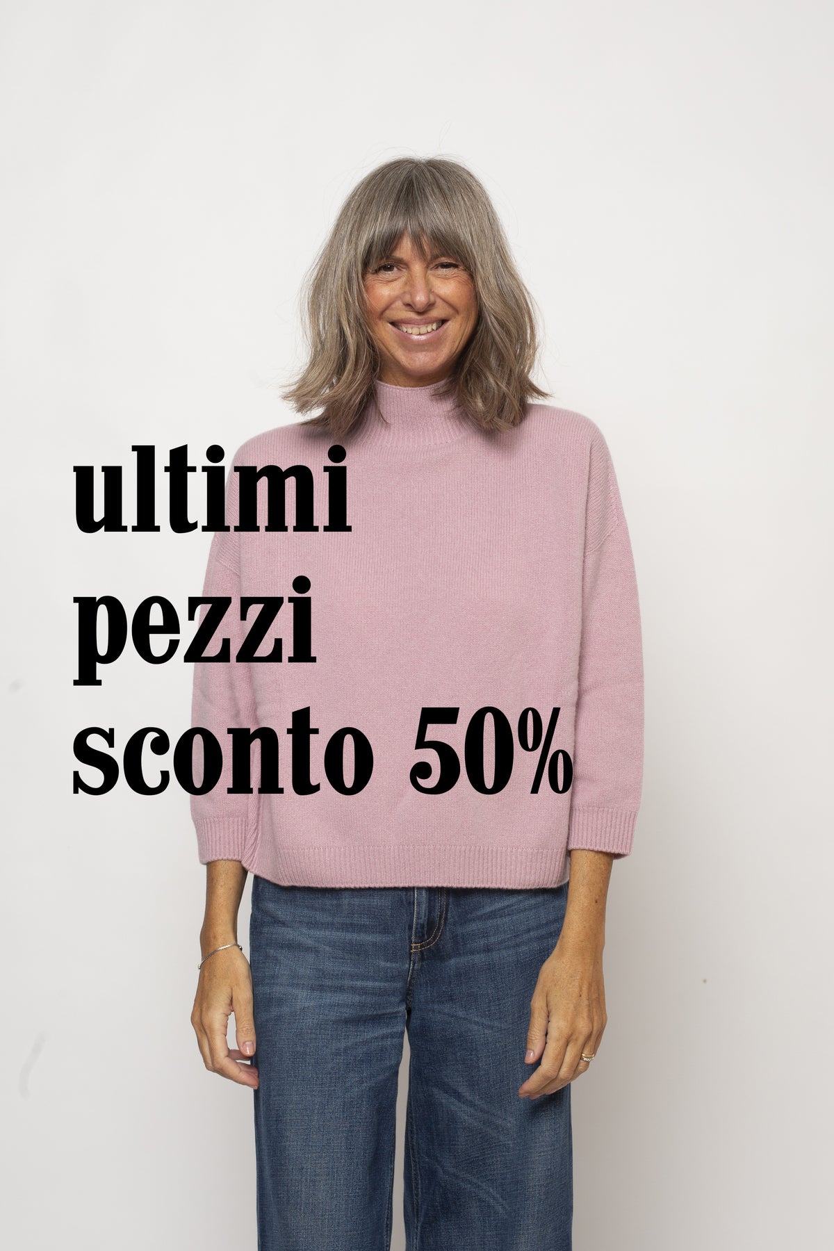 Maglia Collo Alto 100% Cashmere Agata Aspen