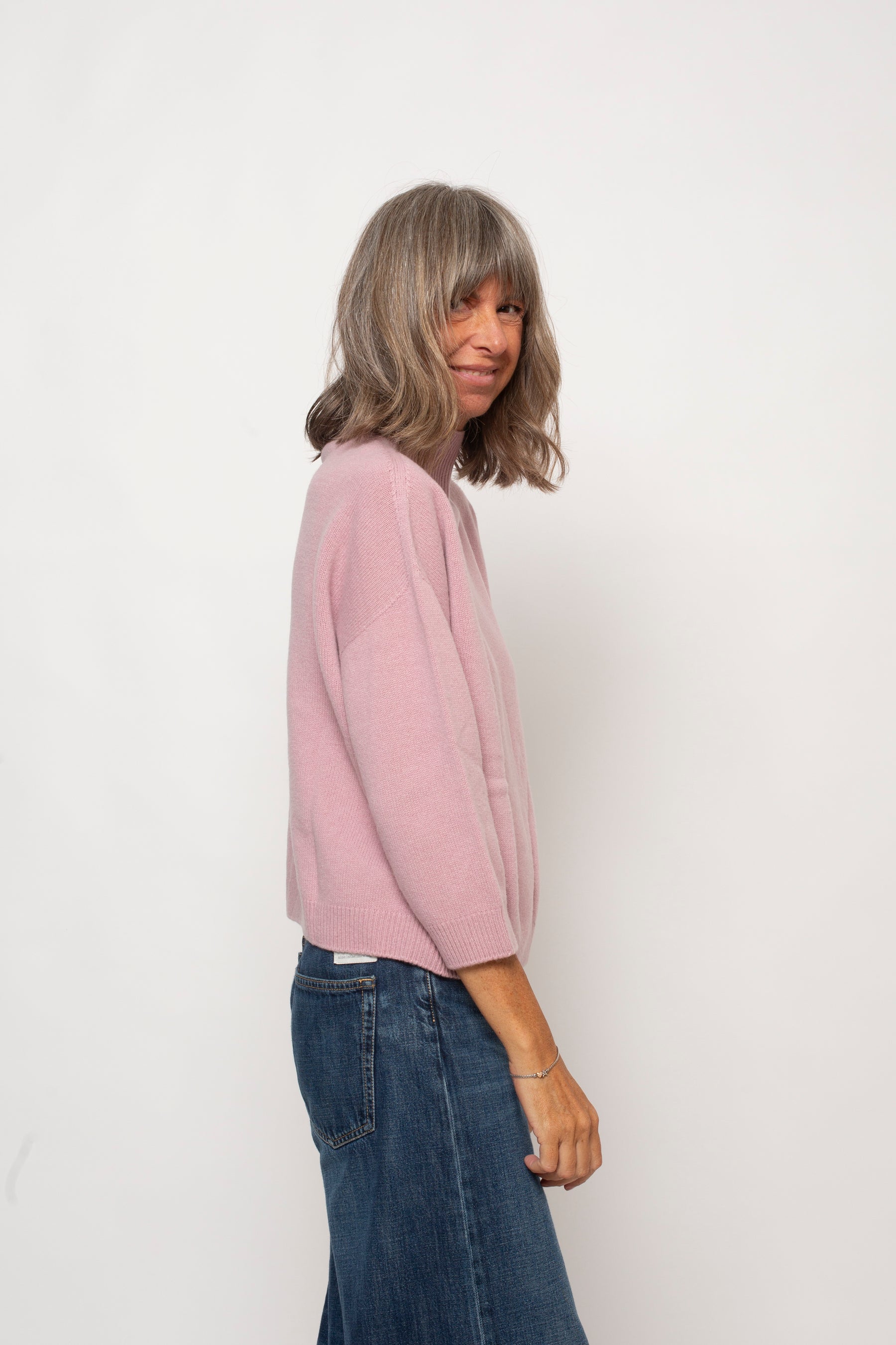 Maglia Collo Alto 100% Cashmere Agata Aspen