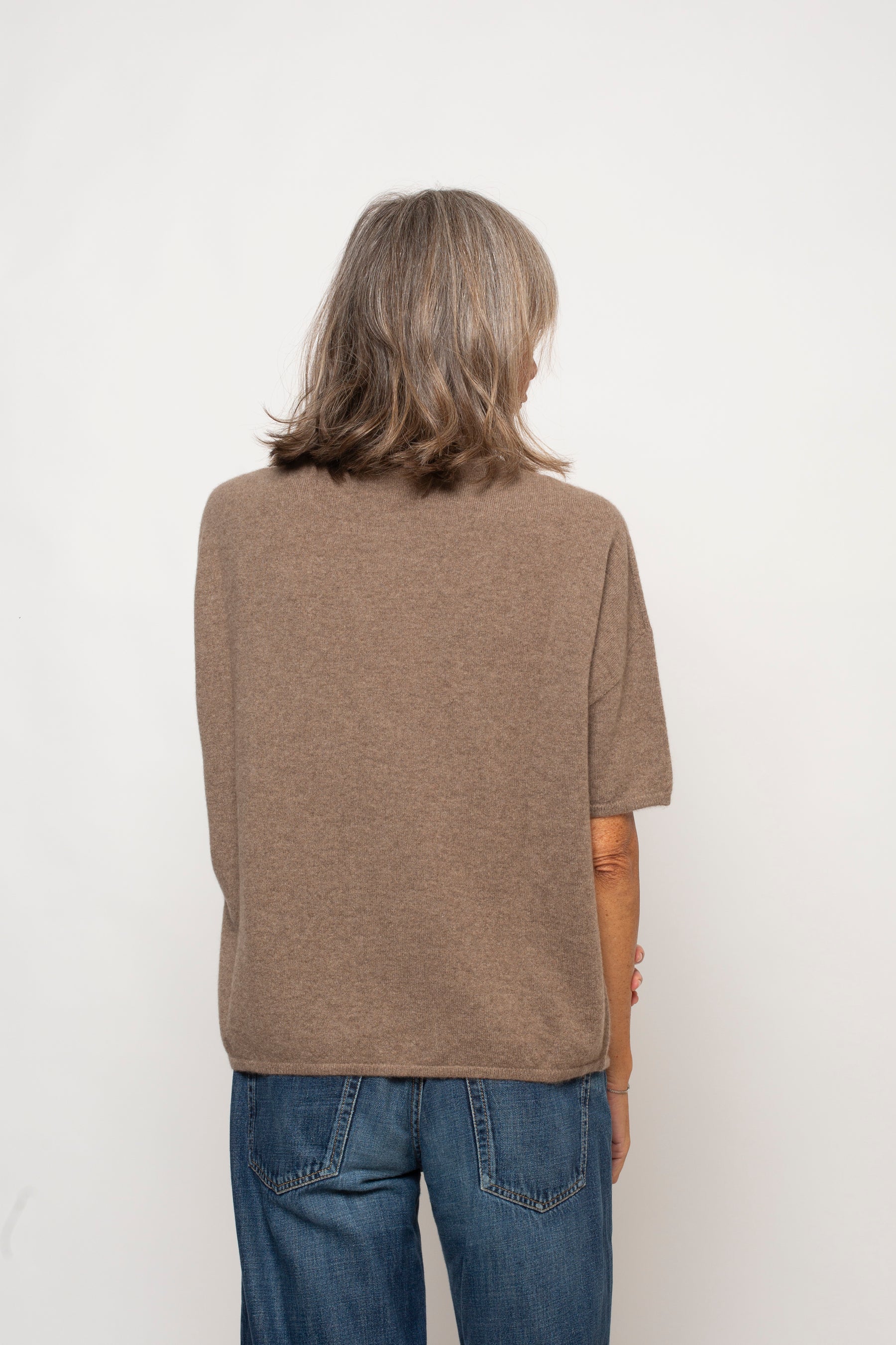 Maglia "100% CASHMERE" Collo Camino Agata Aspen