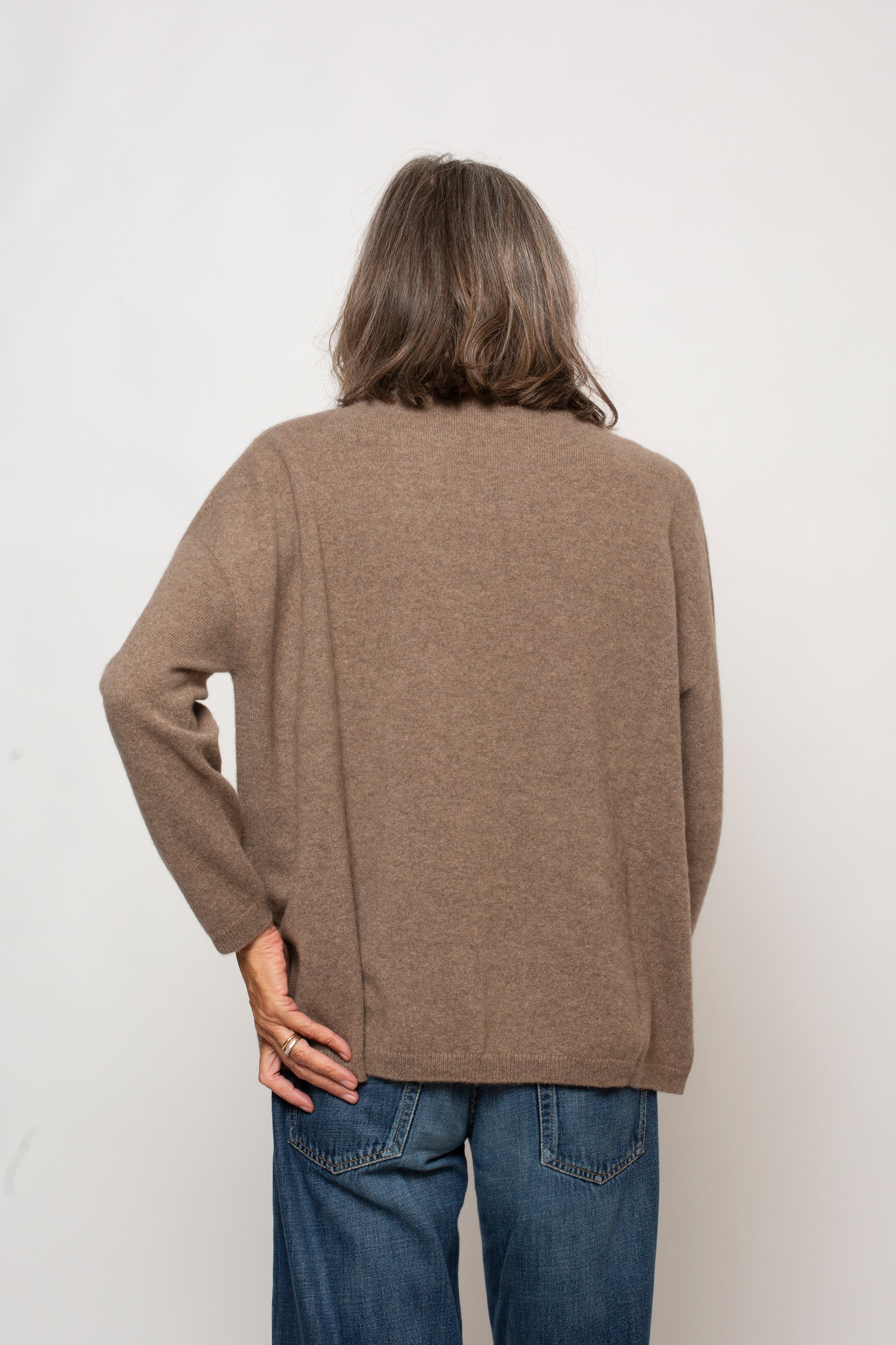 Maglia "100% CASHMERE" Collo Alto Agata Aspen