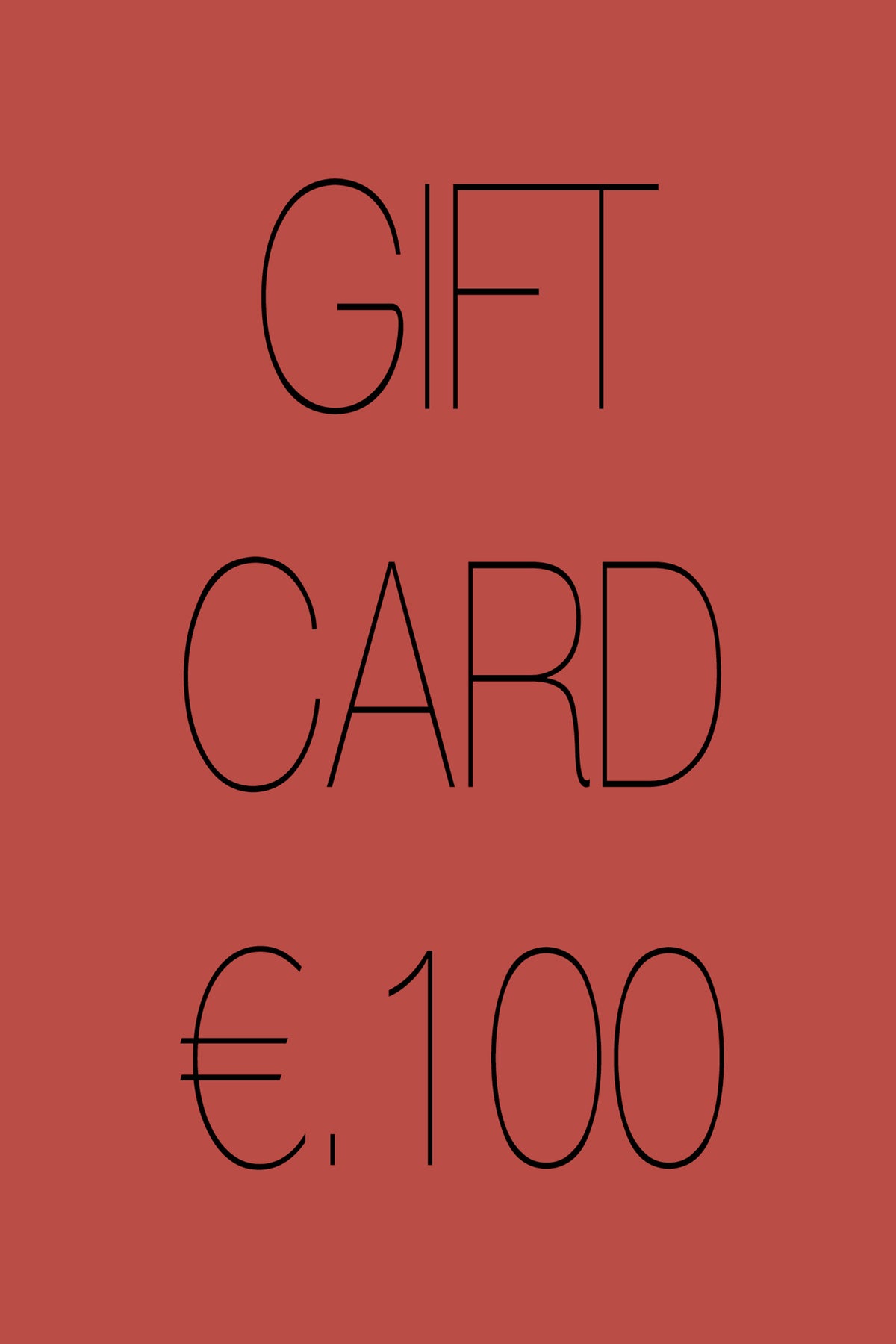 Gift Card €.100,00