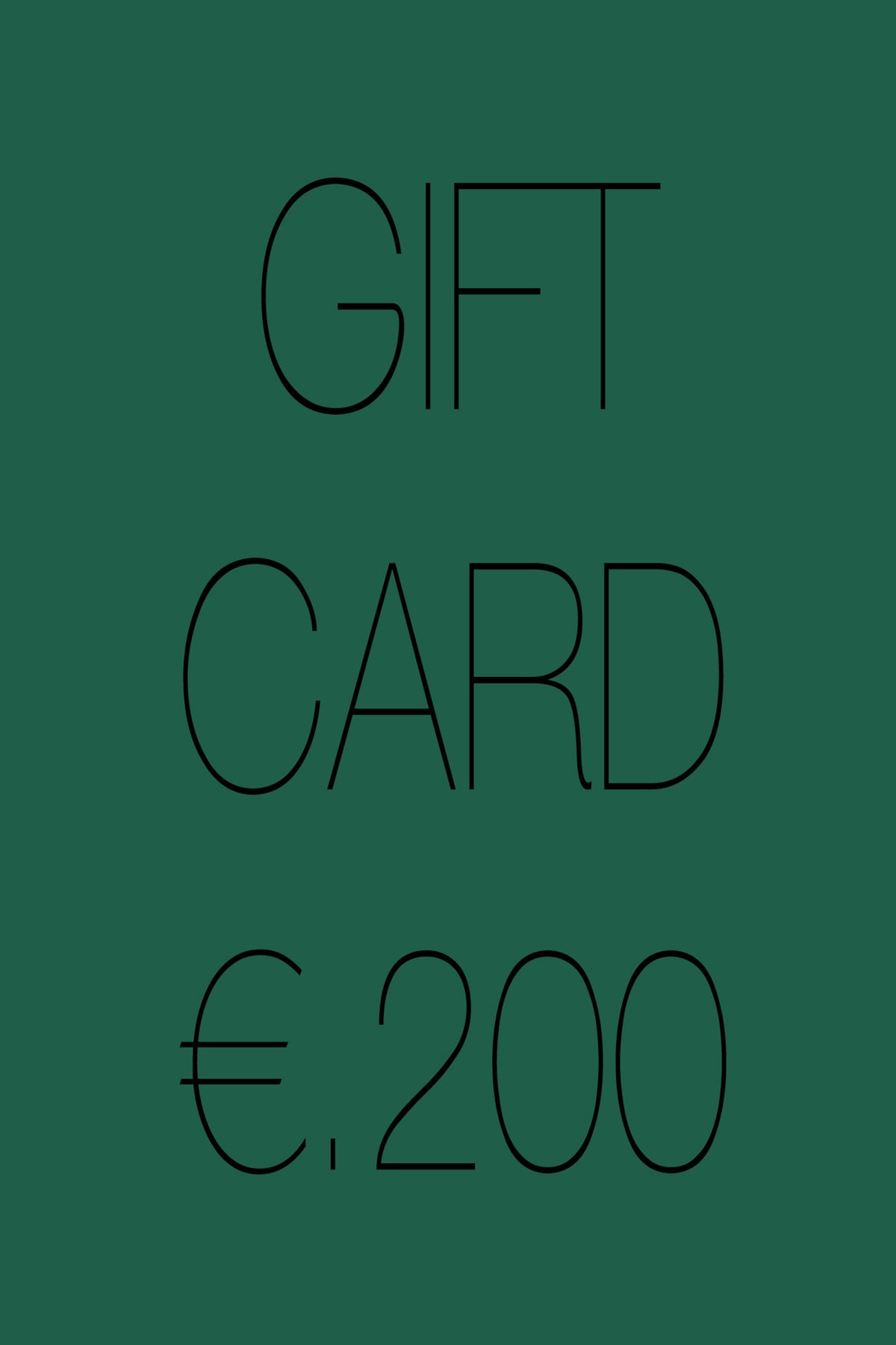 Gift Card €.200,00