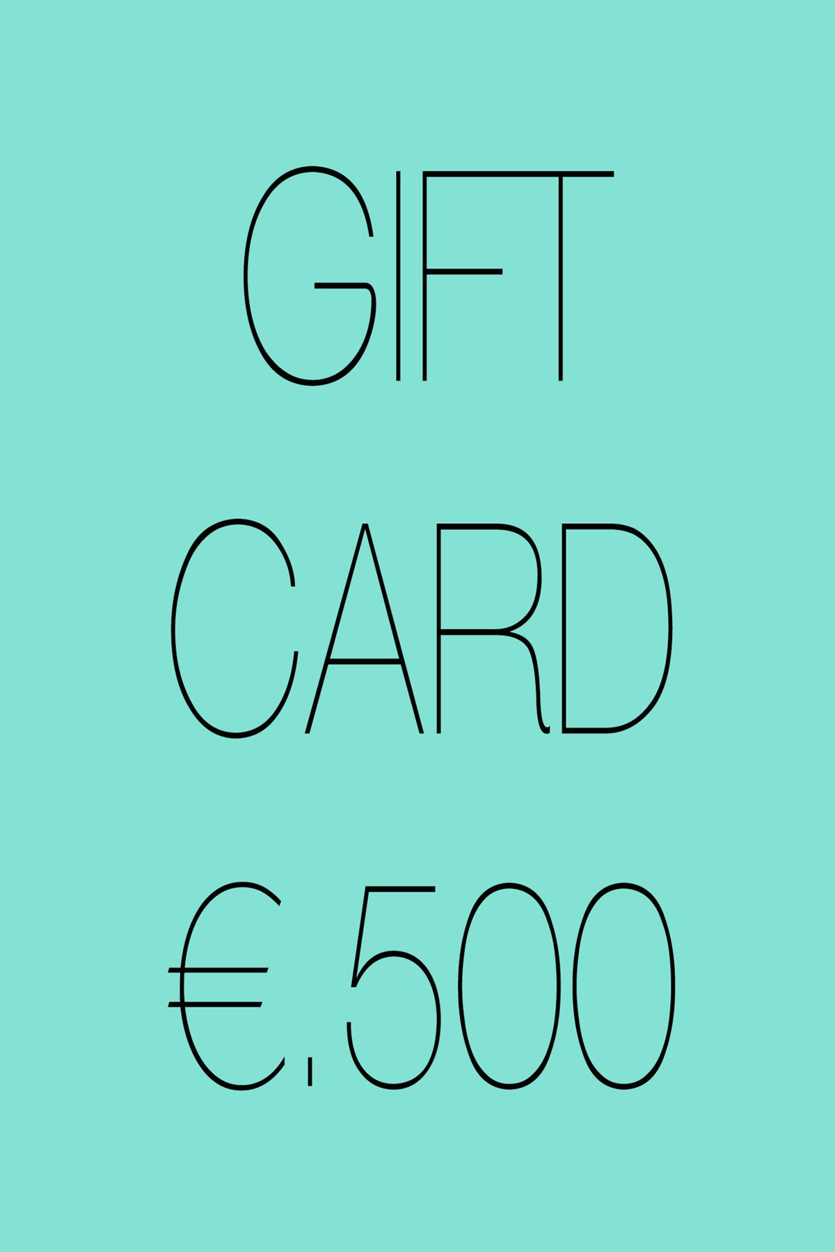Gift Card €.500,00