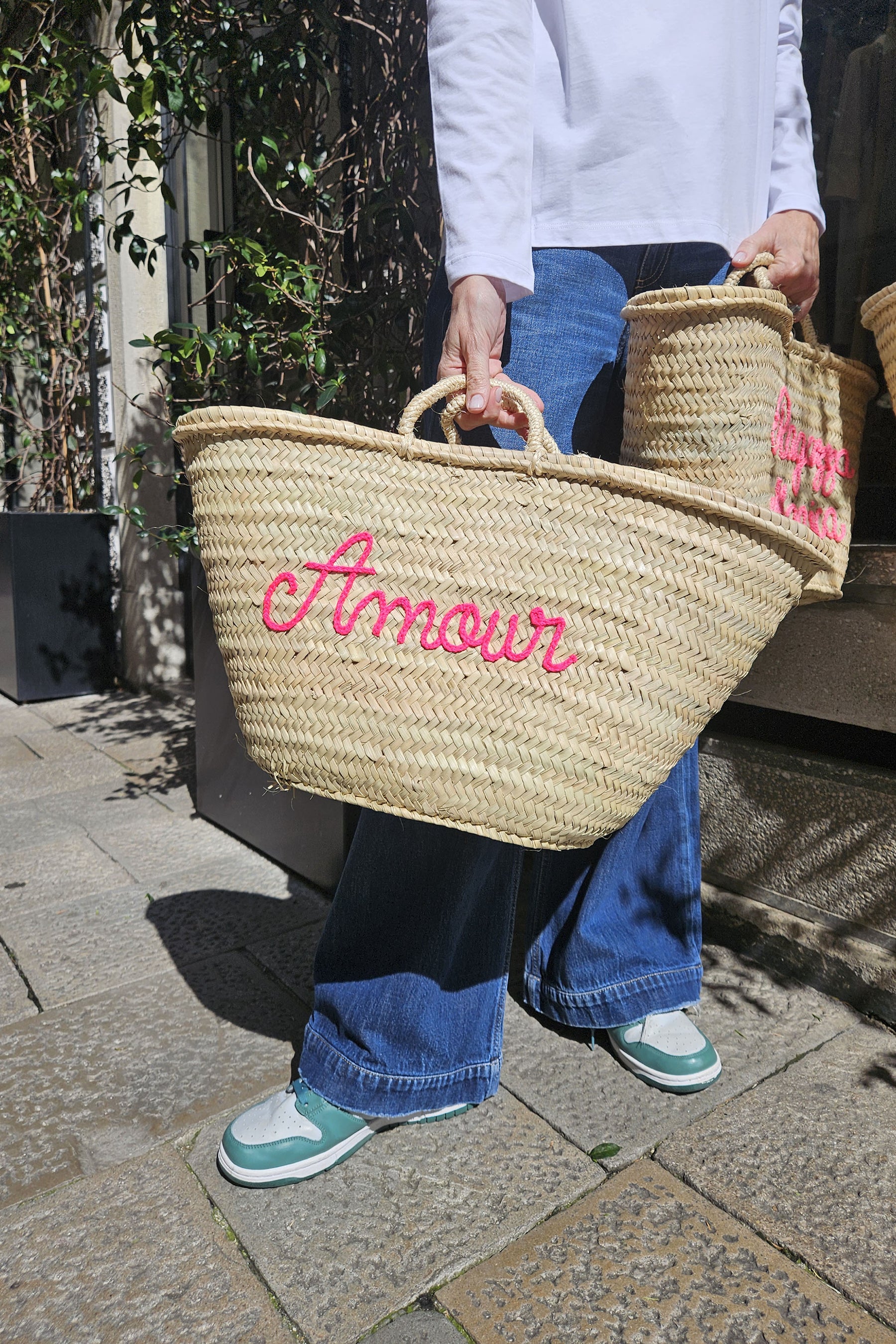Borsa Paglia Grande Nina