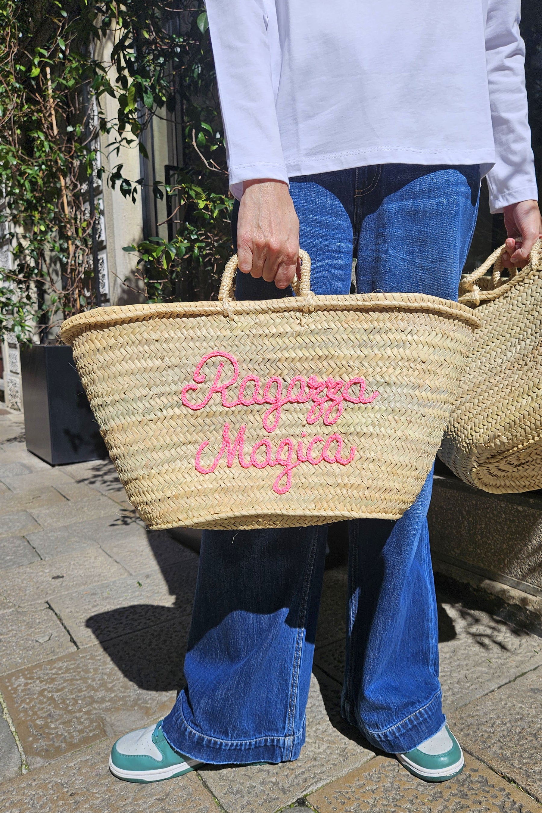 Borsa Paglia Grande Nina