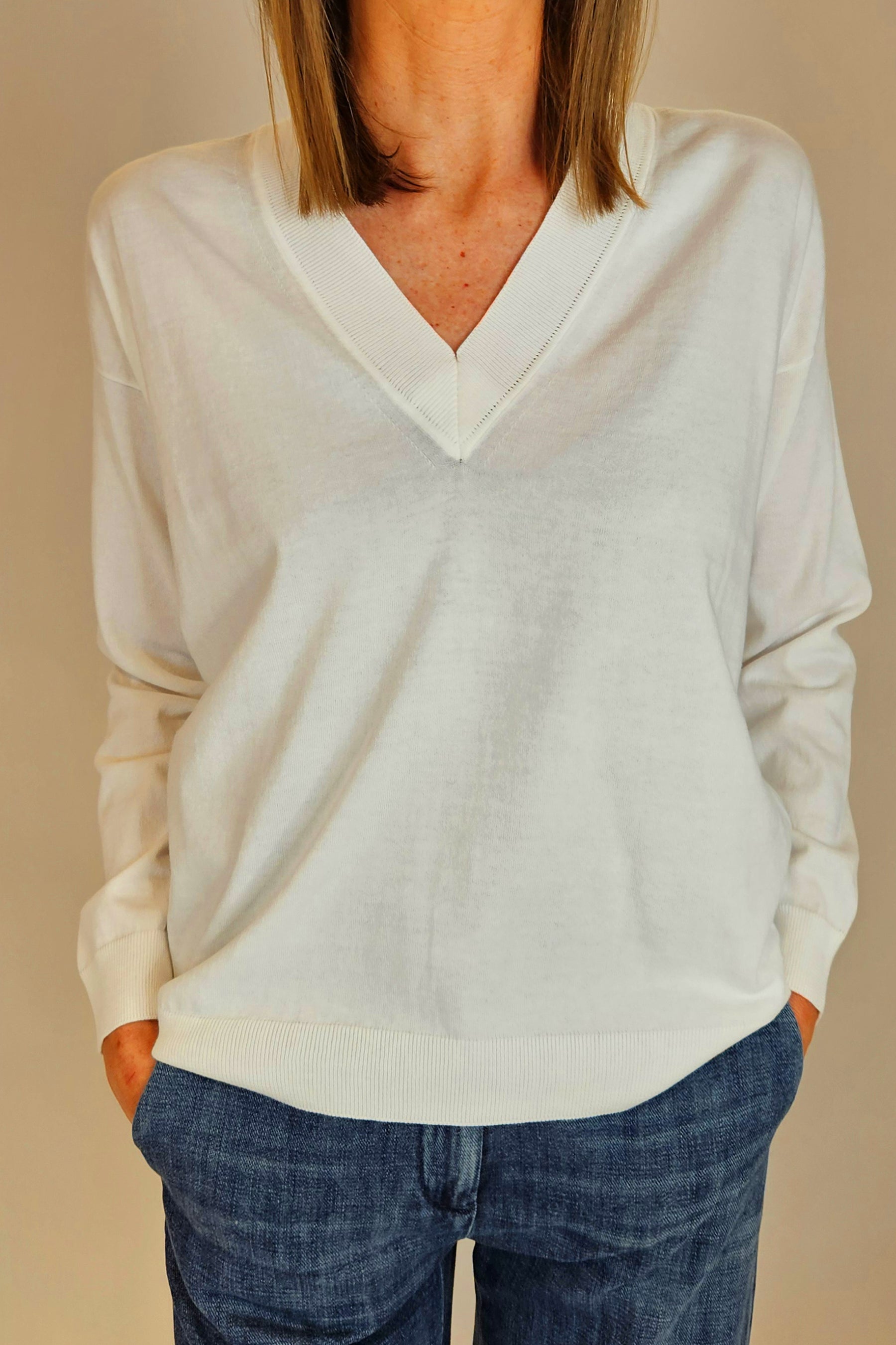 Maglia Scollo a V Alpha Studio
