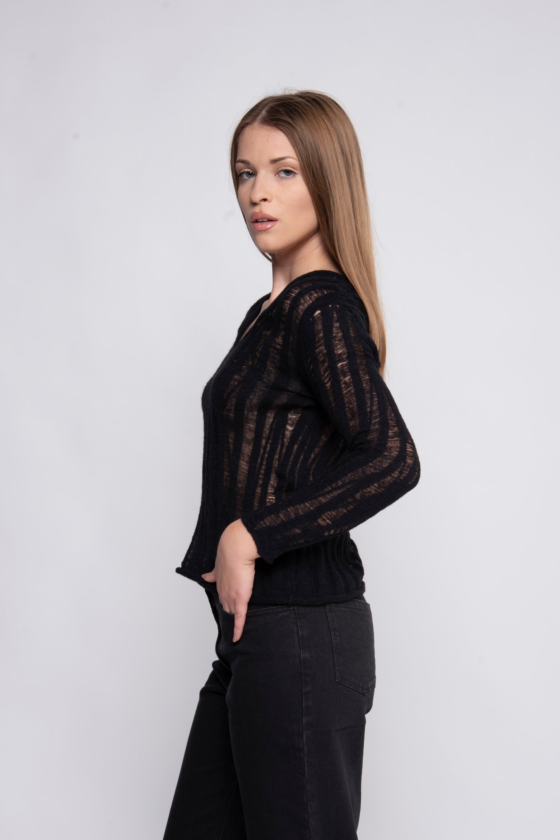 Maglia Scollo V Alpha Studio