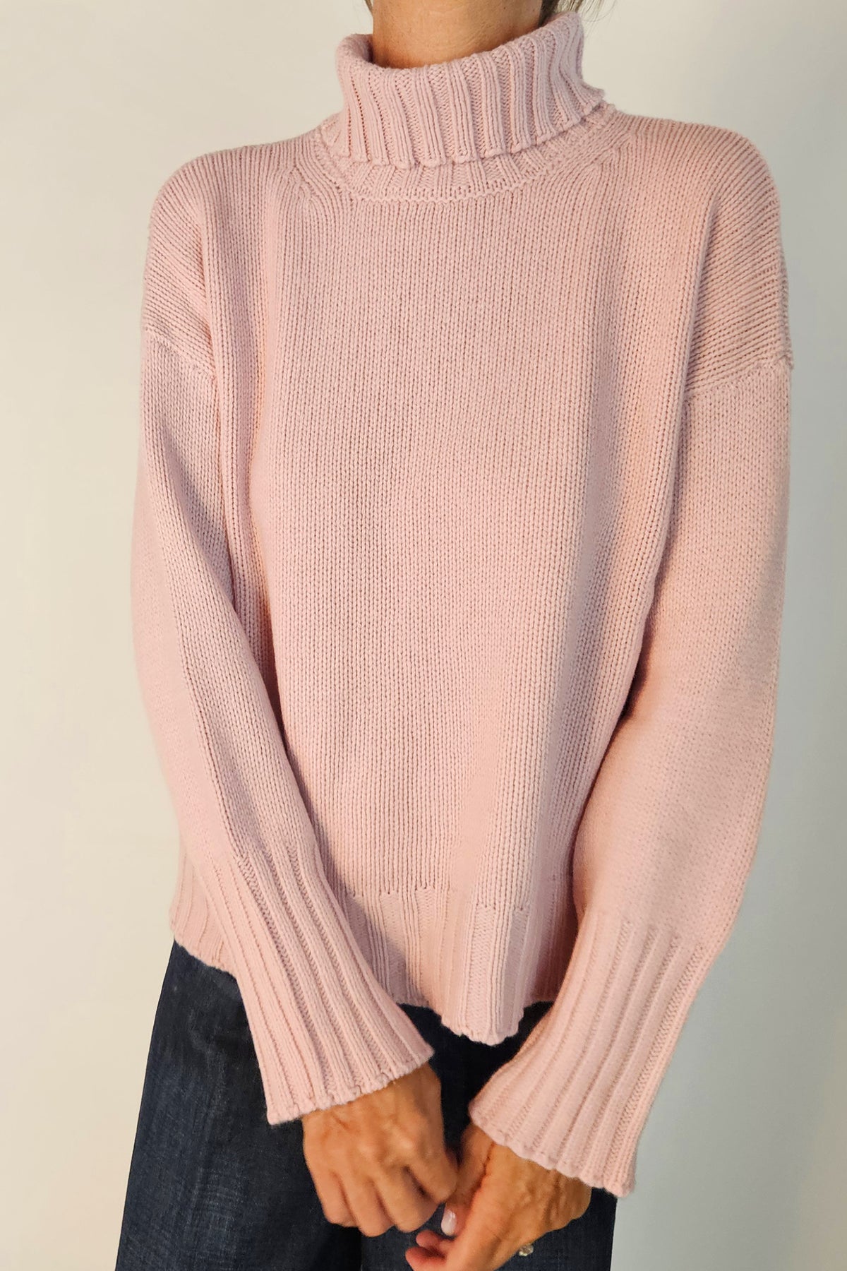 Maglia Collo Alto 100% Cashmere Aragona