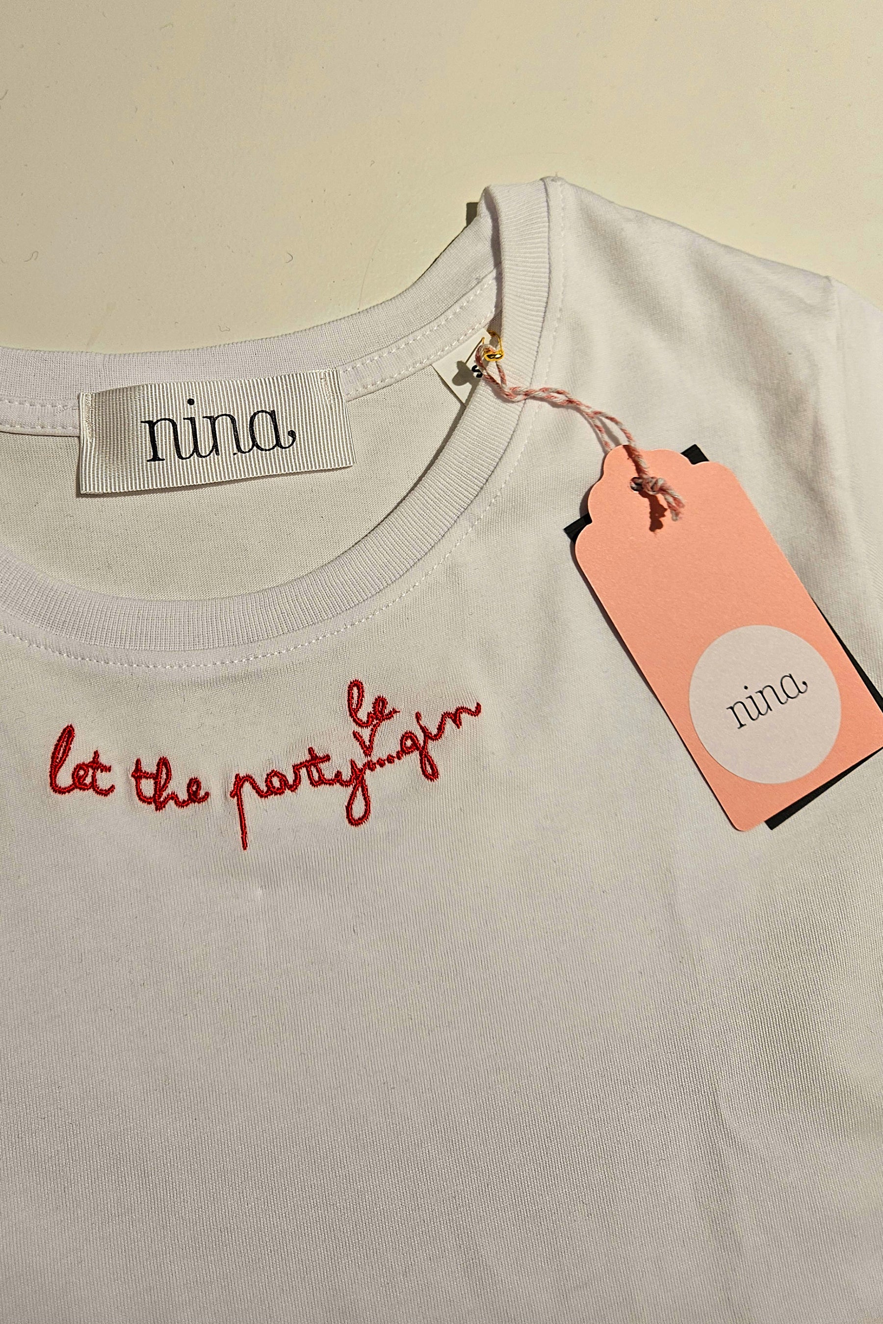 T-Shirt Manica Corta "Let The Party Be...Gin"