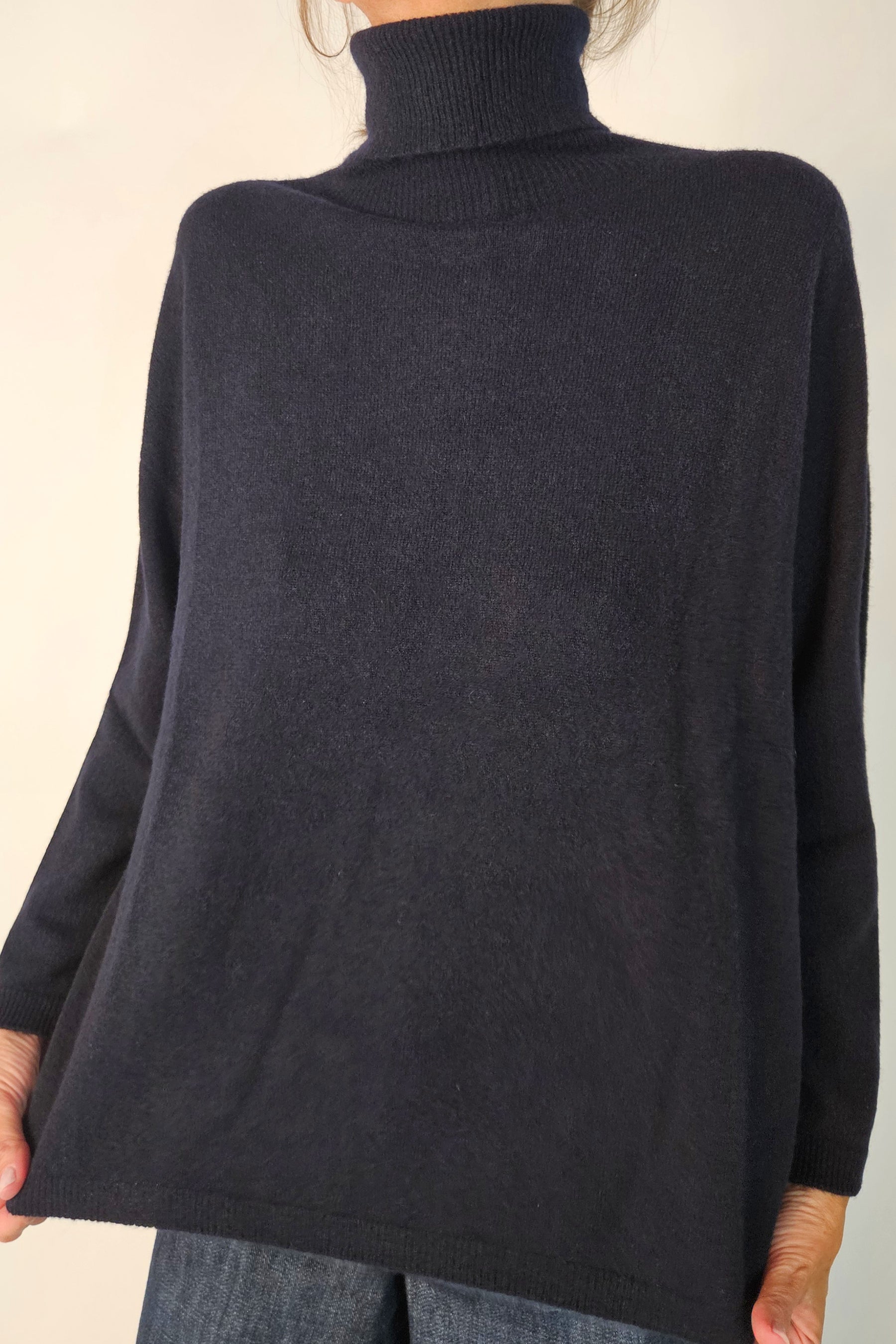 Maglia Collo Alto 100% Cashmere Agata Aspen