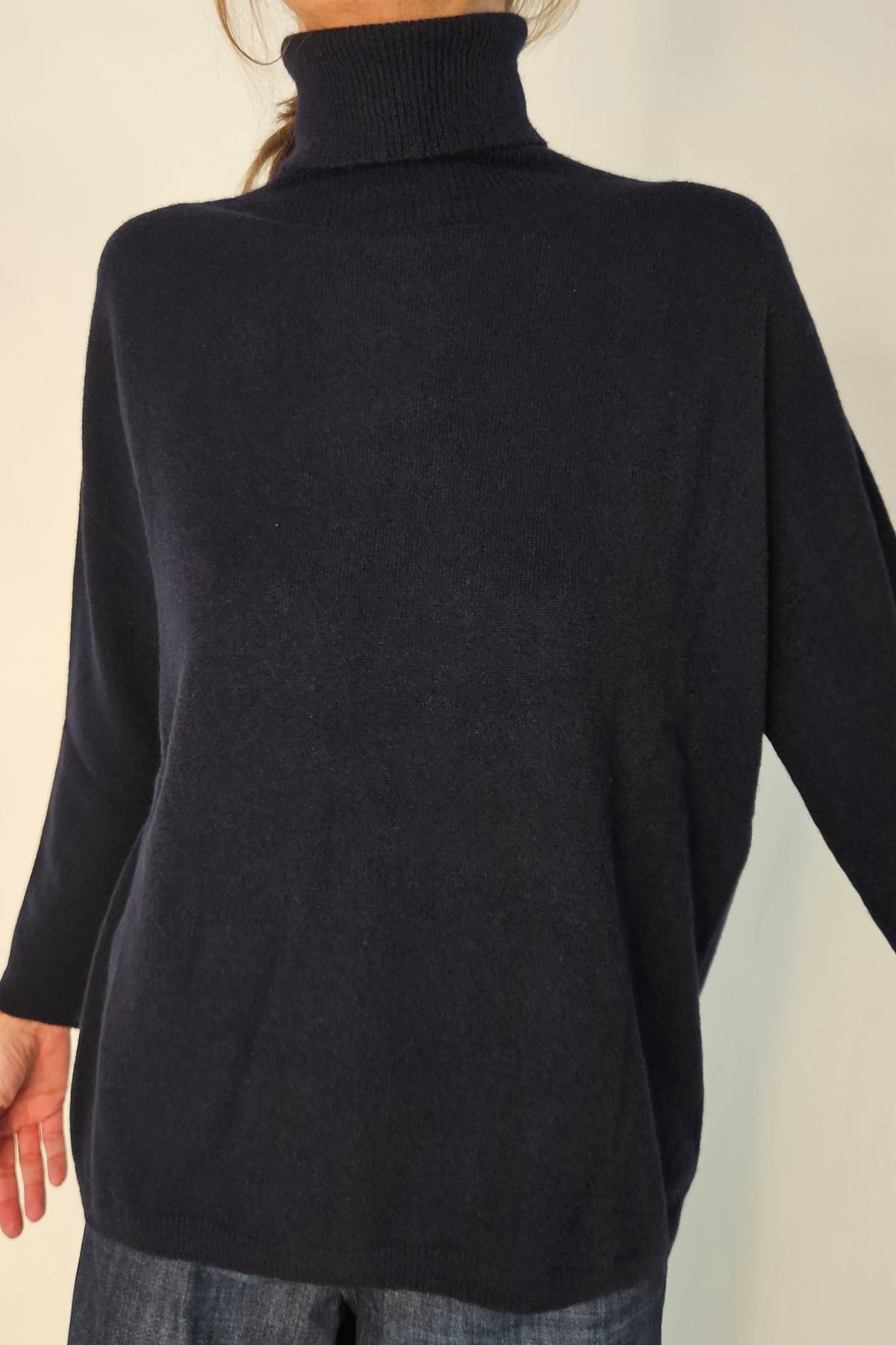 Maglia Collo Alto 100% Cashmere Agata Aspen