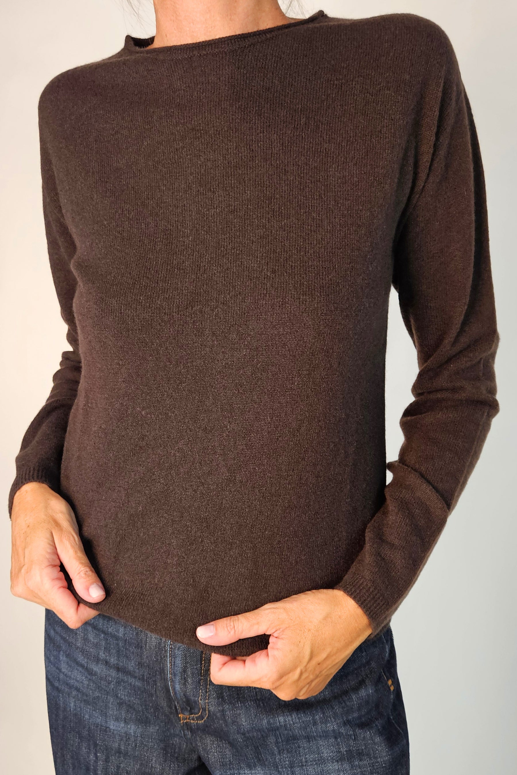 Maglia Girocollo 100% Cashmere Agata Aspen