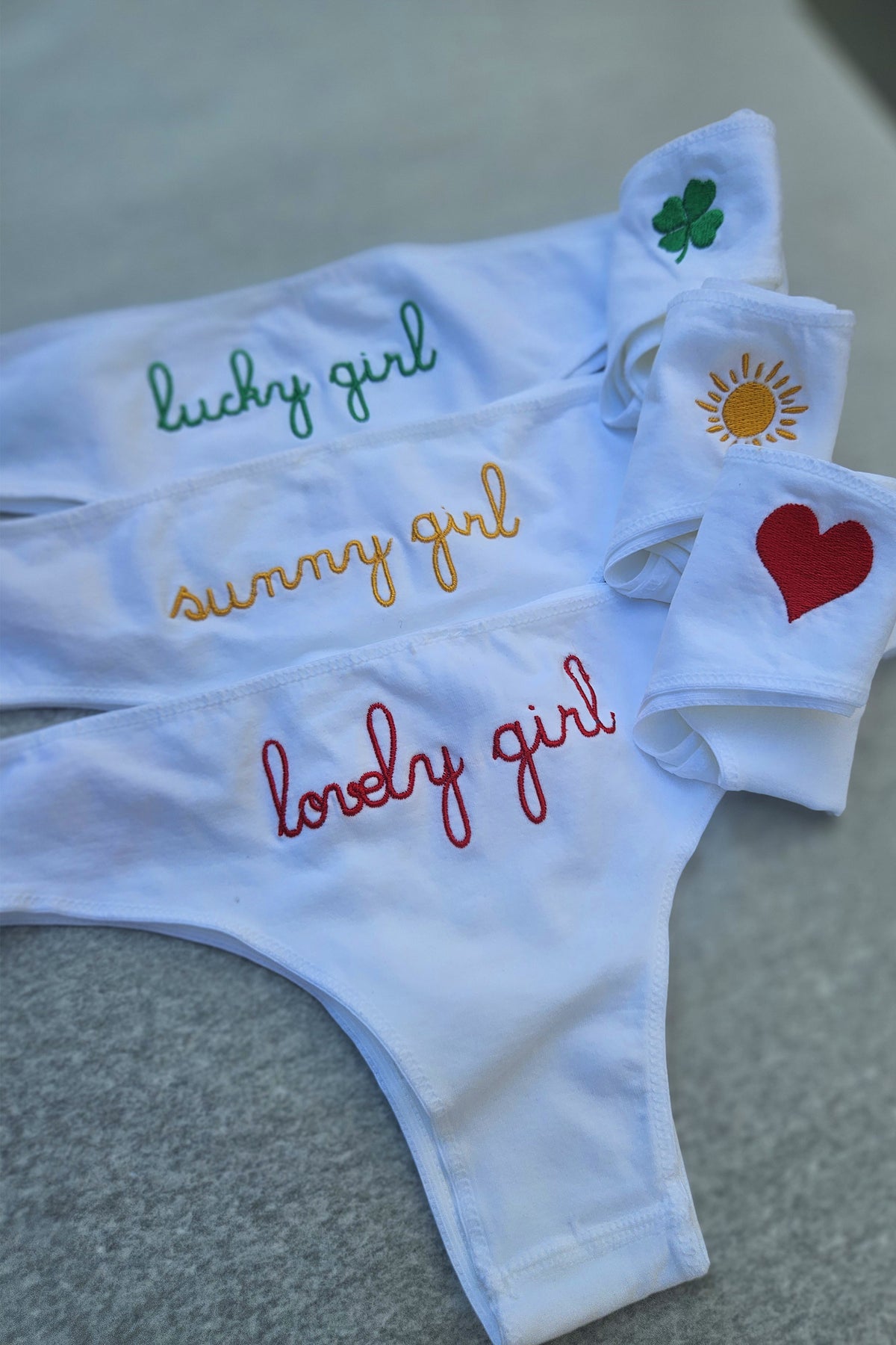 Set 3 Brasiliana "Lucky, Sunny e Lovely Girl"