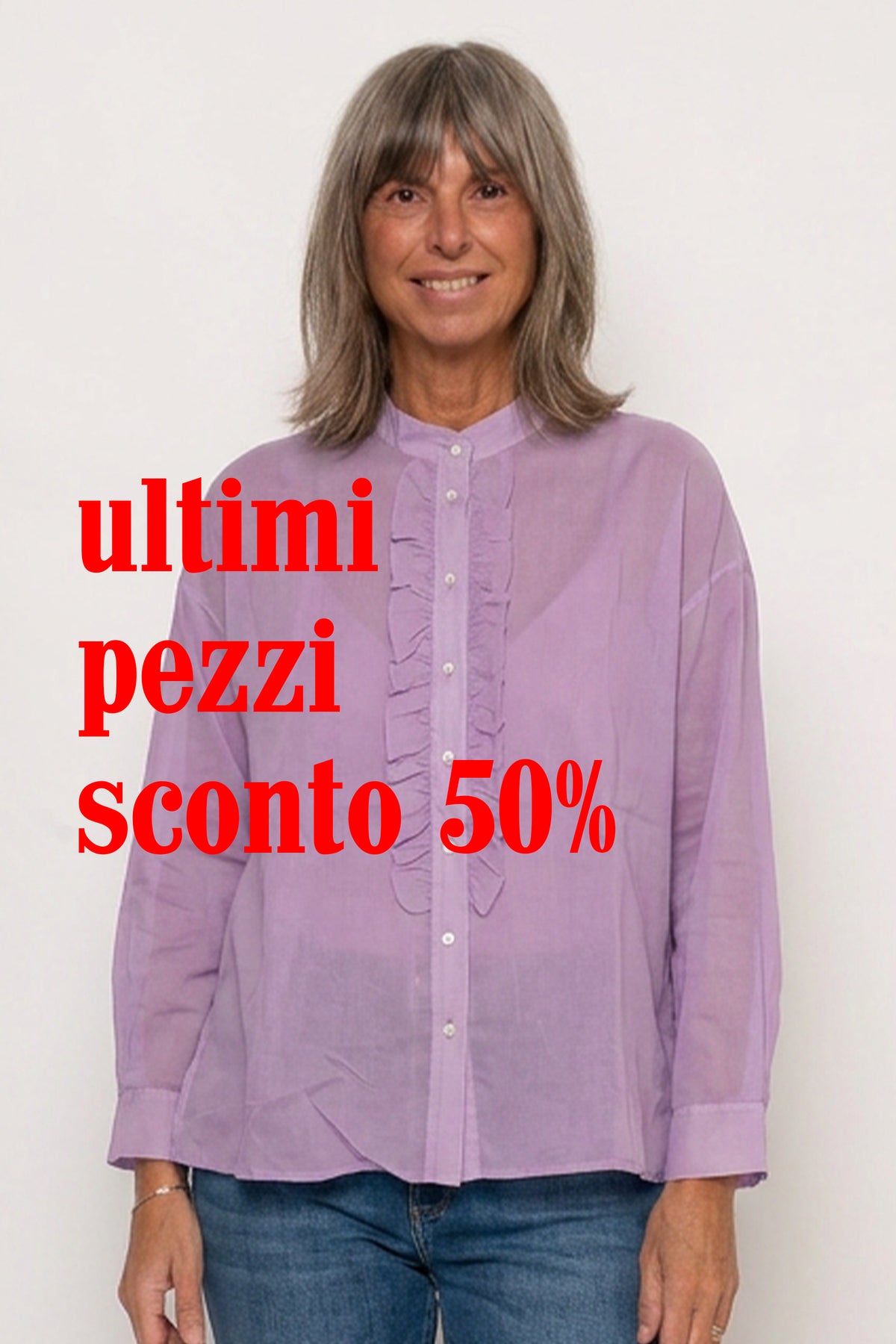 Camicia over in mussola Emma