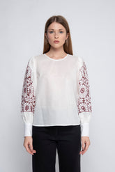 Camicia con ricami Justmine