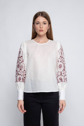 Camicia con ricami Justmine