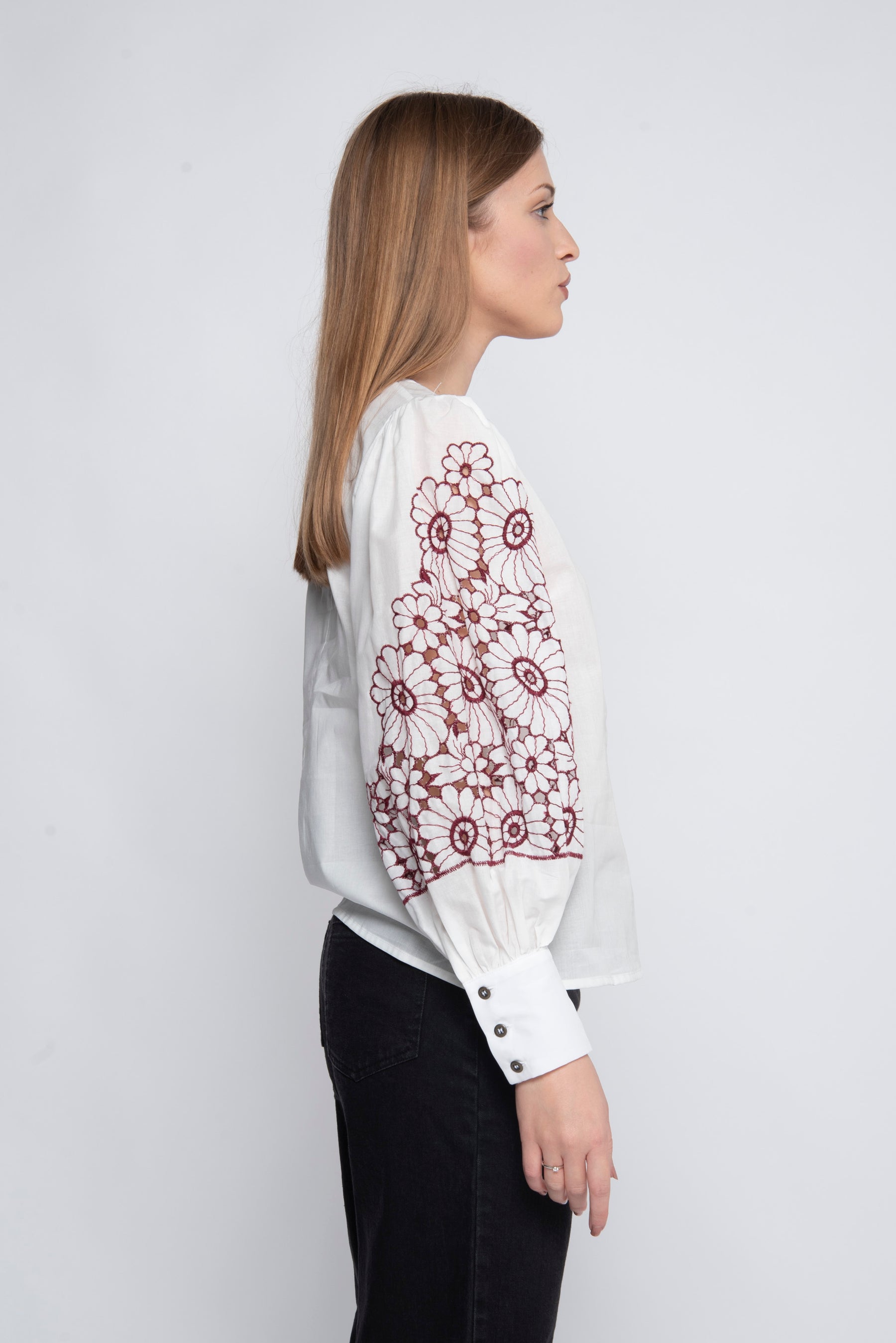 Camicia con ricami Justmine