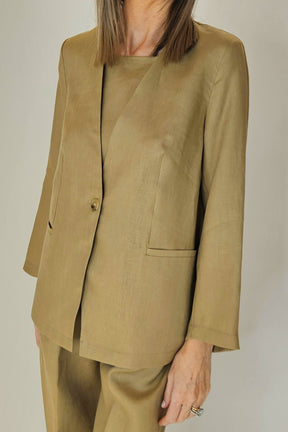 Blazer senza collo Eufonia