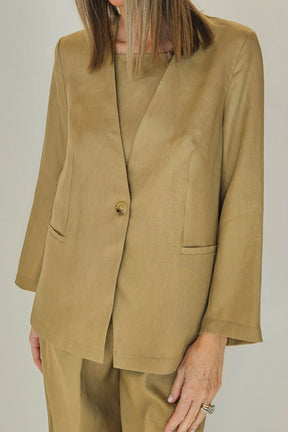 Blazer senza collo Eufonia