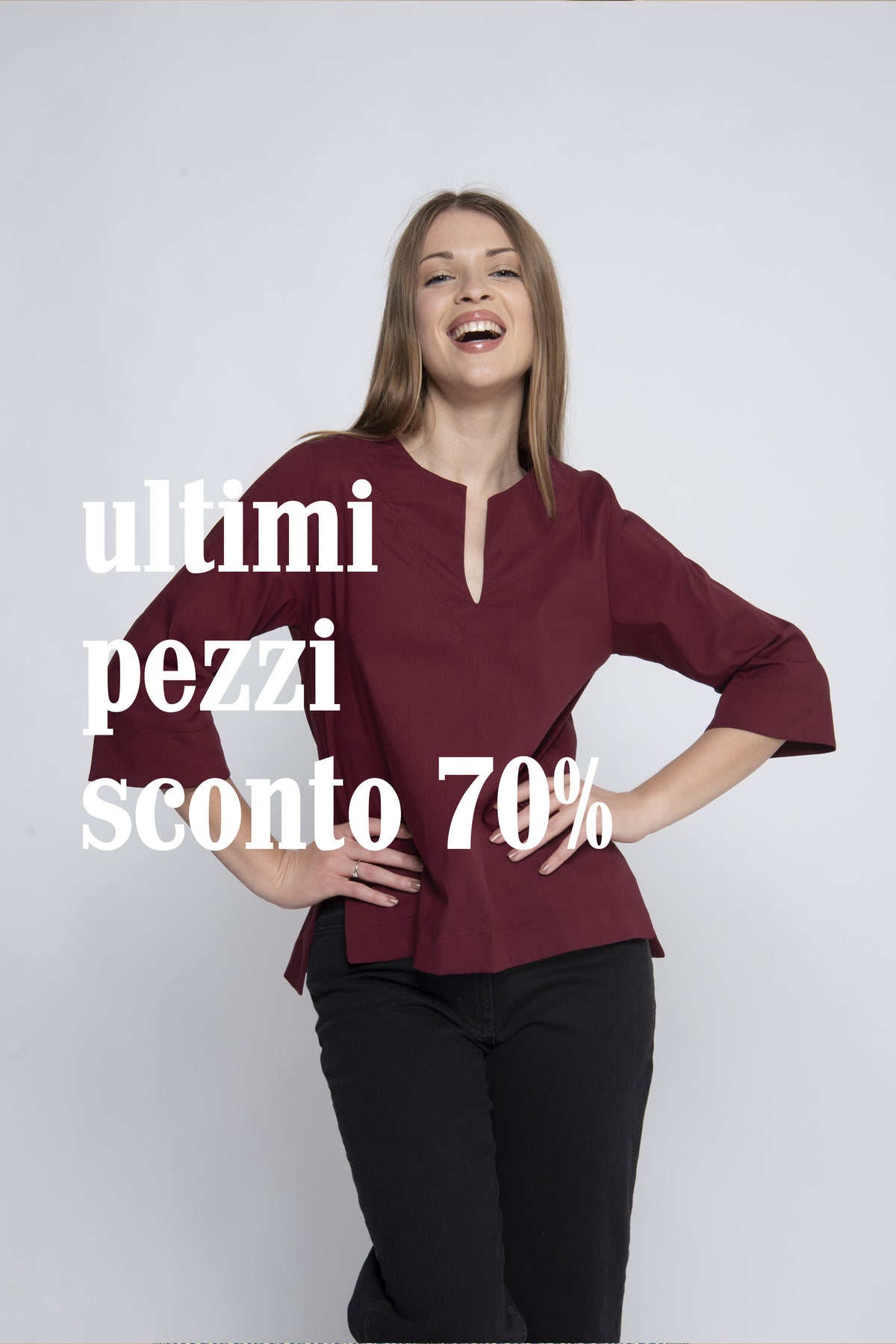 Blusa manica 3/4 Justmine