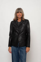 Giacca in pelle Drows