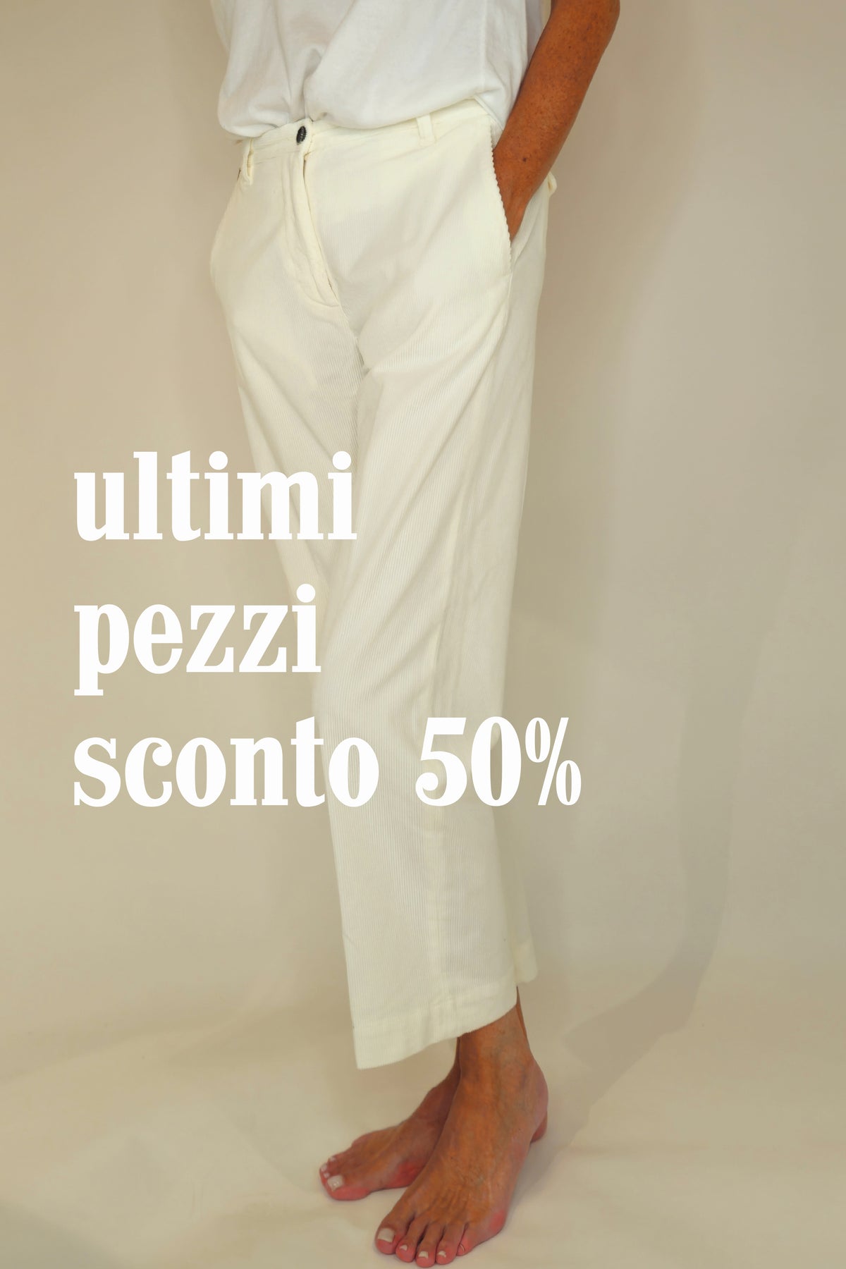 Pantalone Lavinia velluto Nine in the Morning