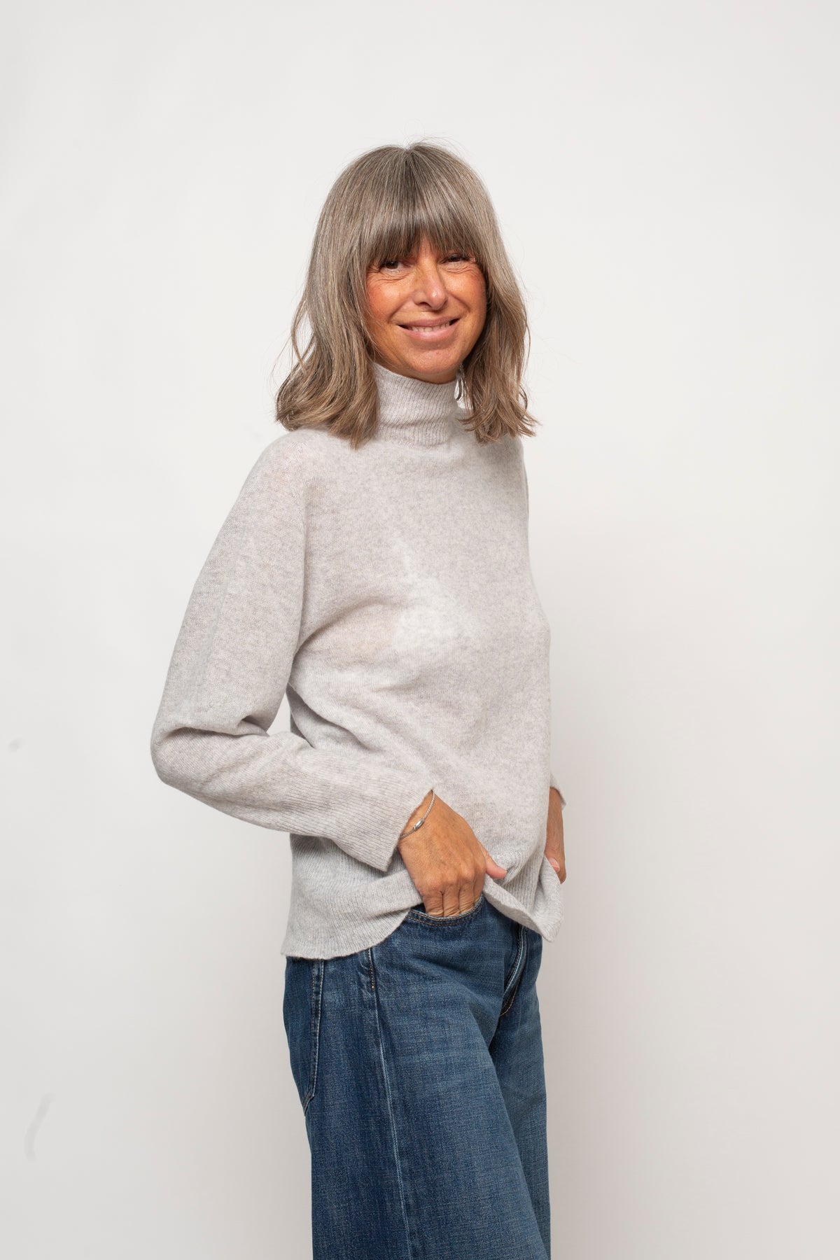 Pull collo alto Eufonia