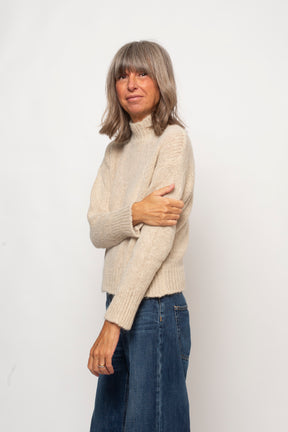 Maglia boxy paricollo Eufonia