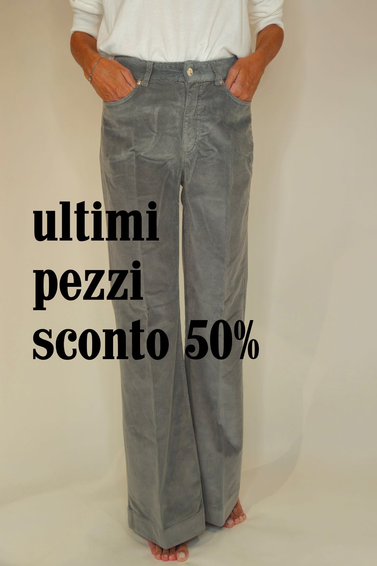 Pantalone Paolie velluto Nine in the Morning