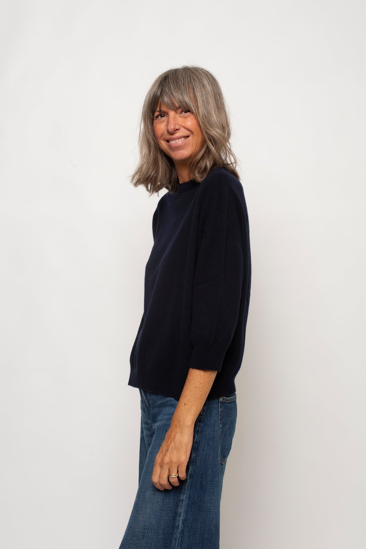 Maglia "100% CASHMERE" Girocollo Agata Aspen