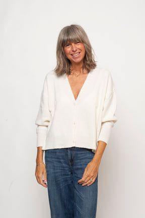 Cardigan corto con bottoni Eufonia
