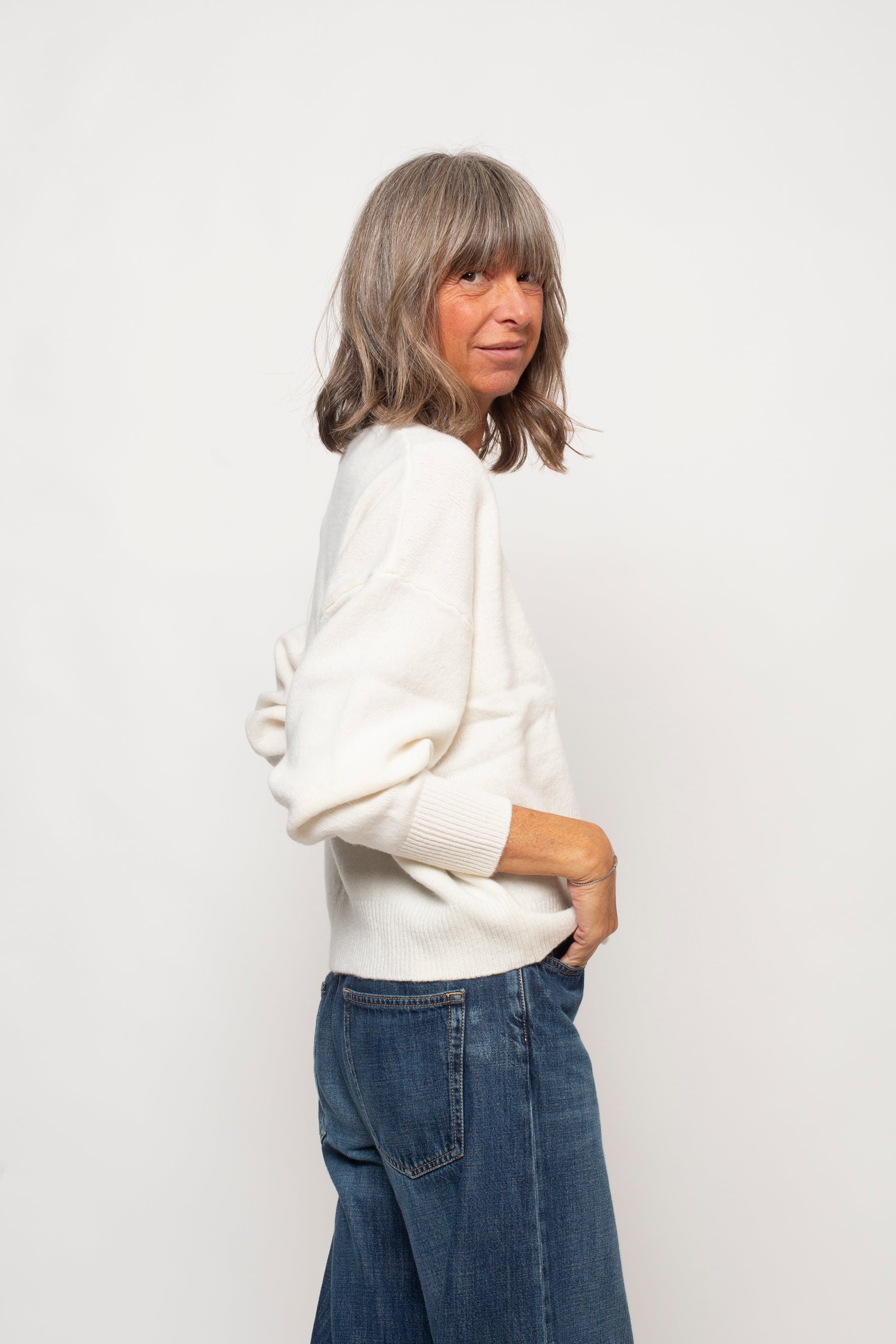 Cardigan corto con bottoni Eufonia