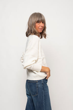 Cardigan corto con bottoni Eufonia