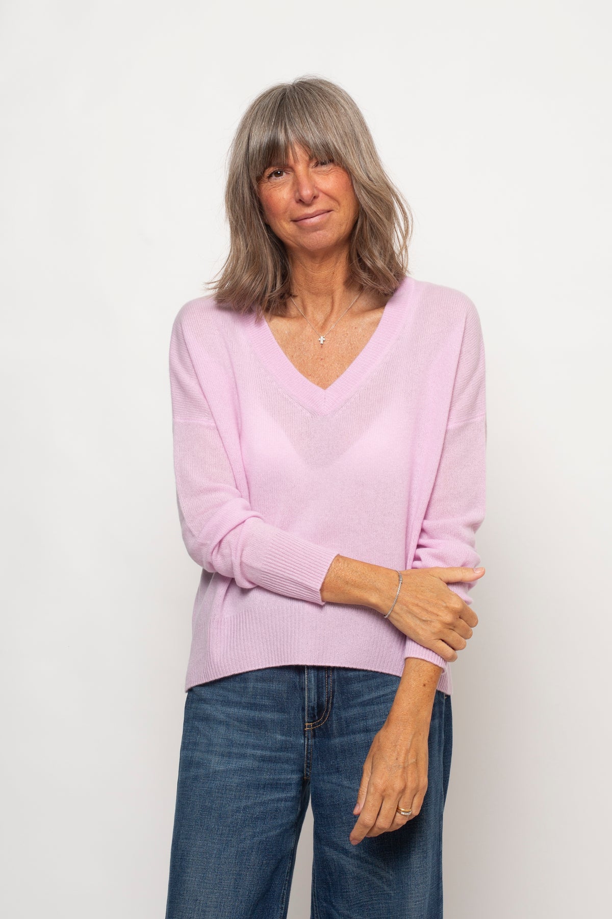 Maglia Scollo a V 100% Cashmere Aragona