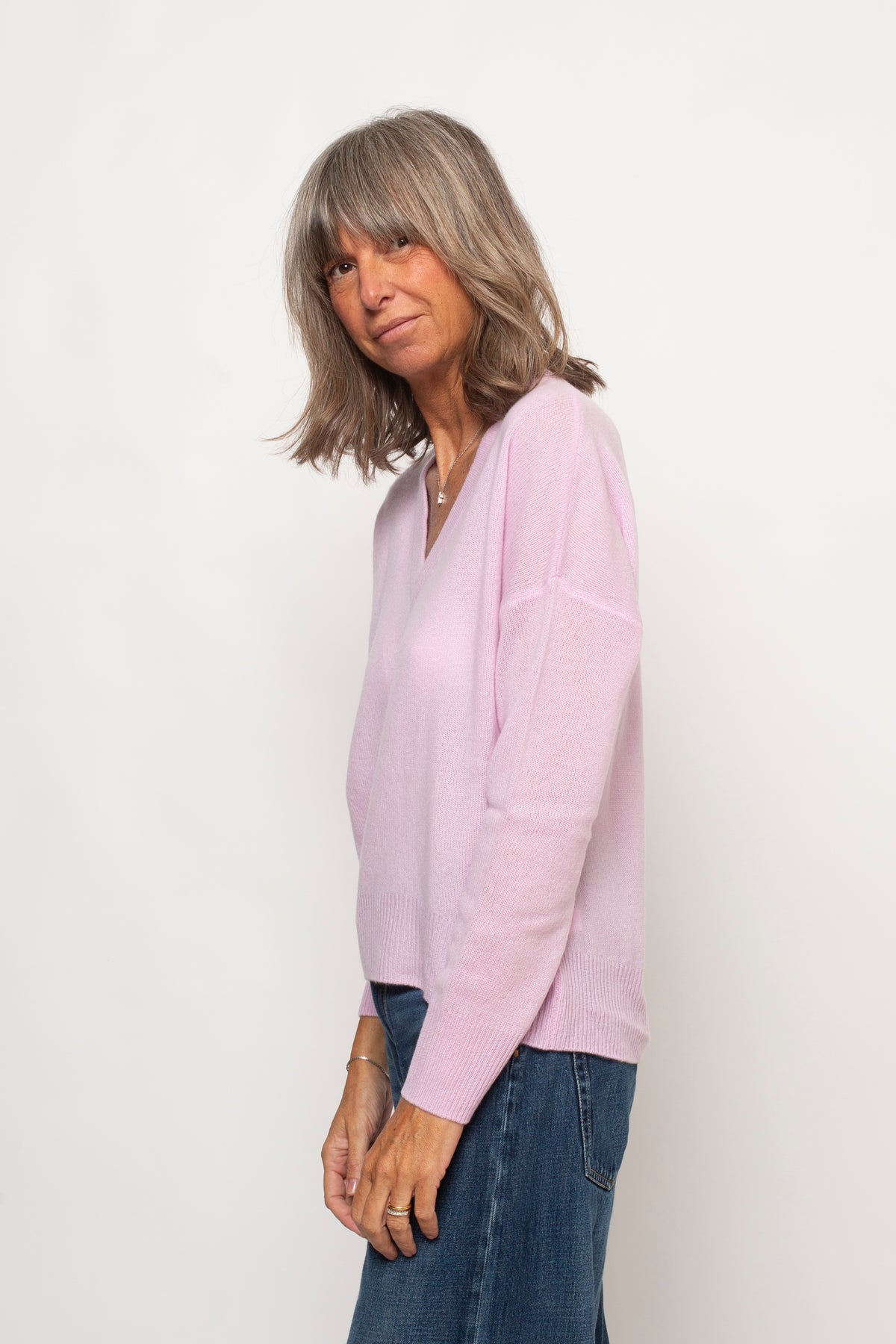 Maglia Scollo a V 100% Cashmere Aragona