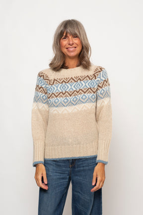 Maglia girocollo norvegese Eufonia