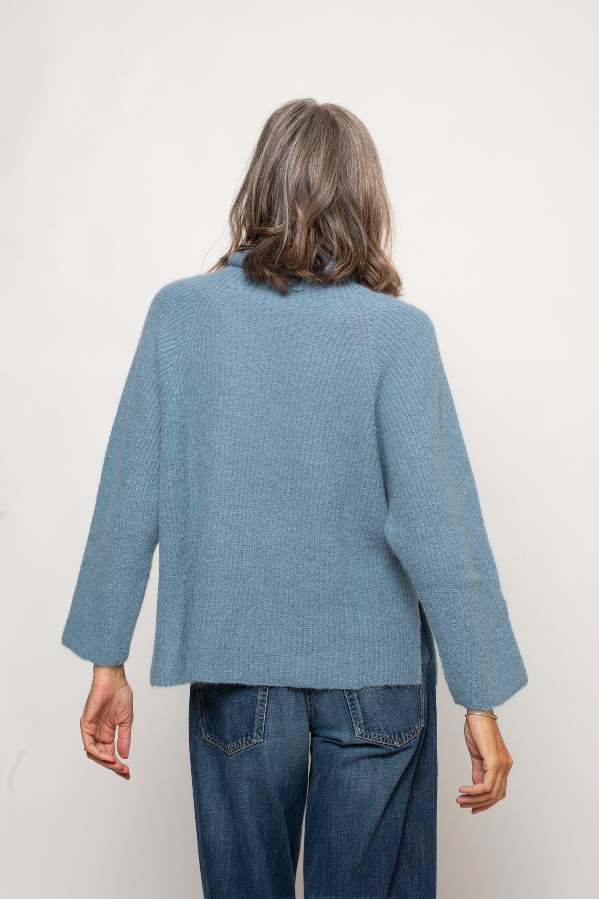 Maxi pull collo alto Eufonia
