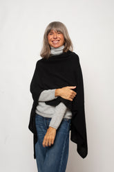 Mantellina 100% Cashmere Agata Aspen