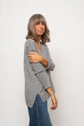 Maglia 100% Cashmere Scollo a V Agata Aspen