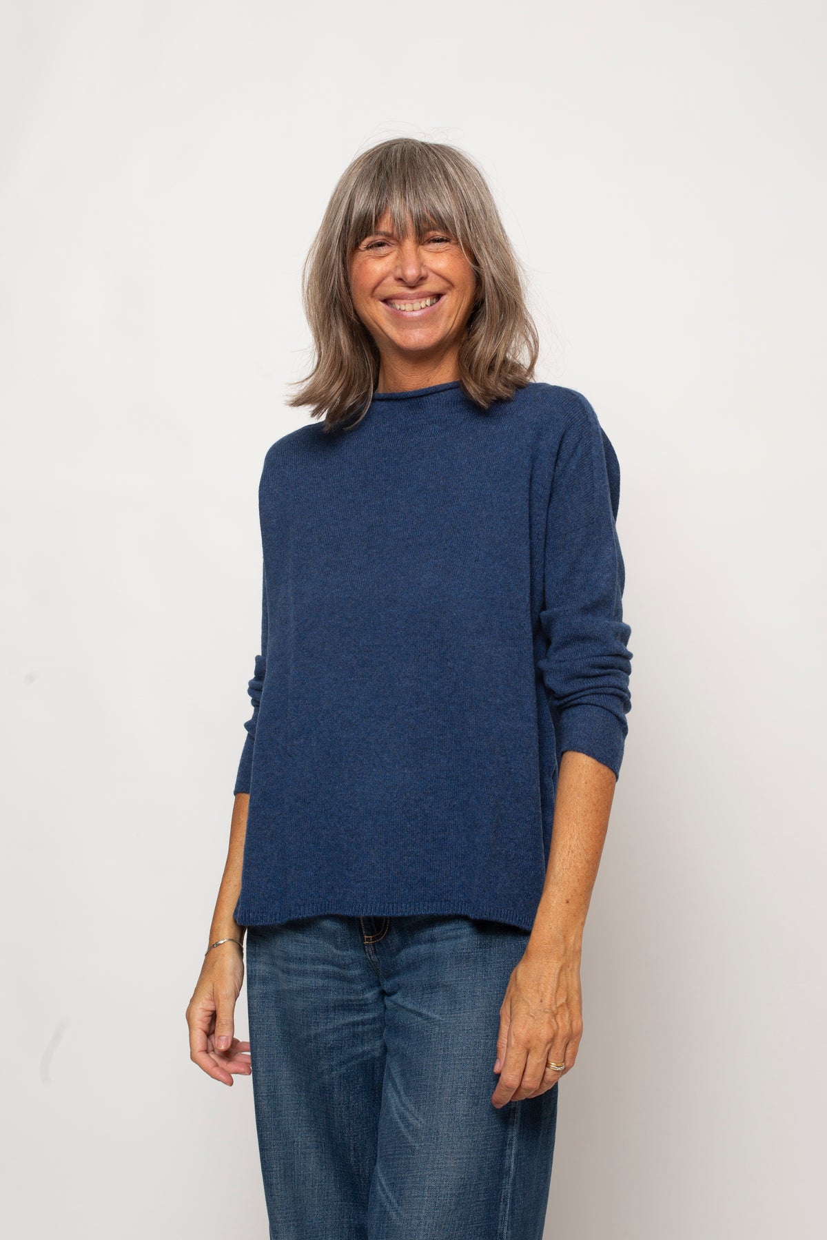 Maglia 100% Cashmere Girocollo Agata Aspen