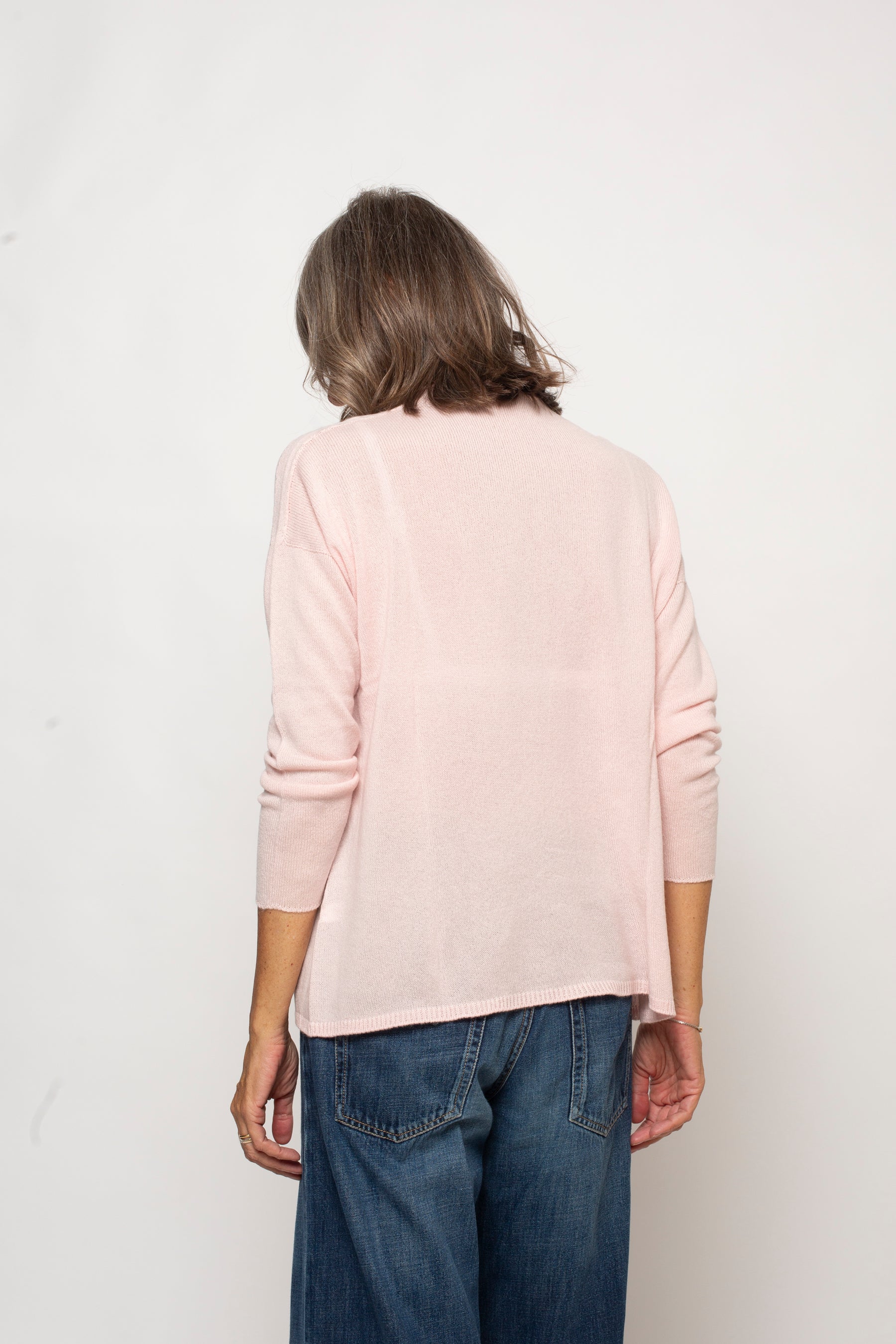 Maglia 100% Cashmere Girocollo Agata Aspen