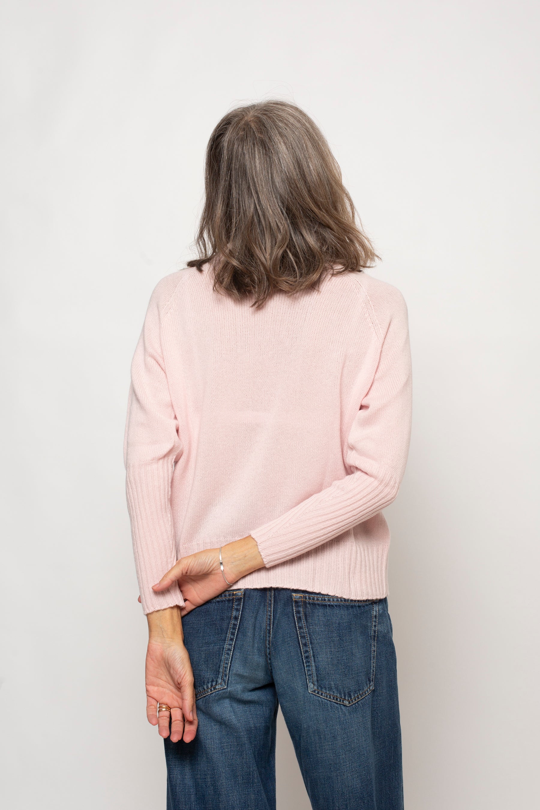 Maglia Scatoletta collo Alto 100% Cashmere Agata Aspen