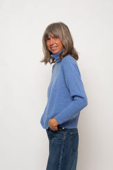 Maglia Scatoletta collo Alto 100% Cashmere Agata Aspen