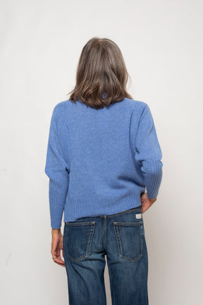 Maglia Scatoletta collo Alto 100% Cashmere Agata Aspen