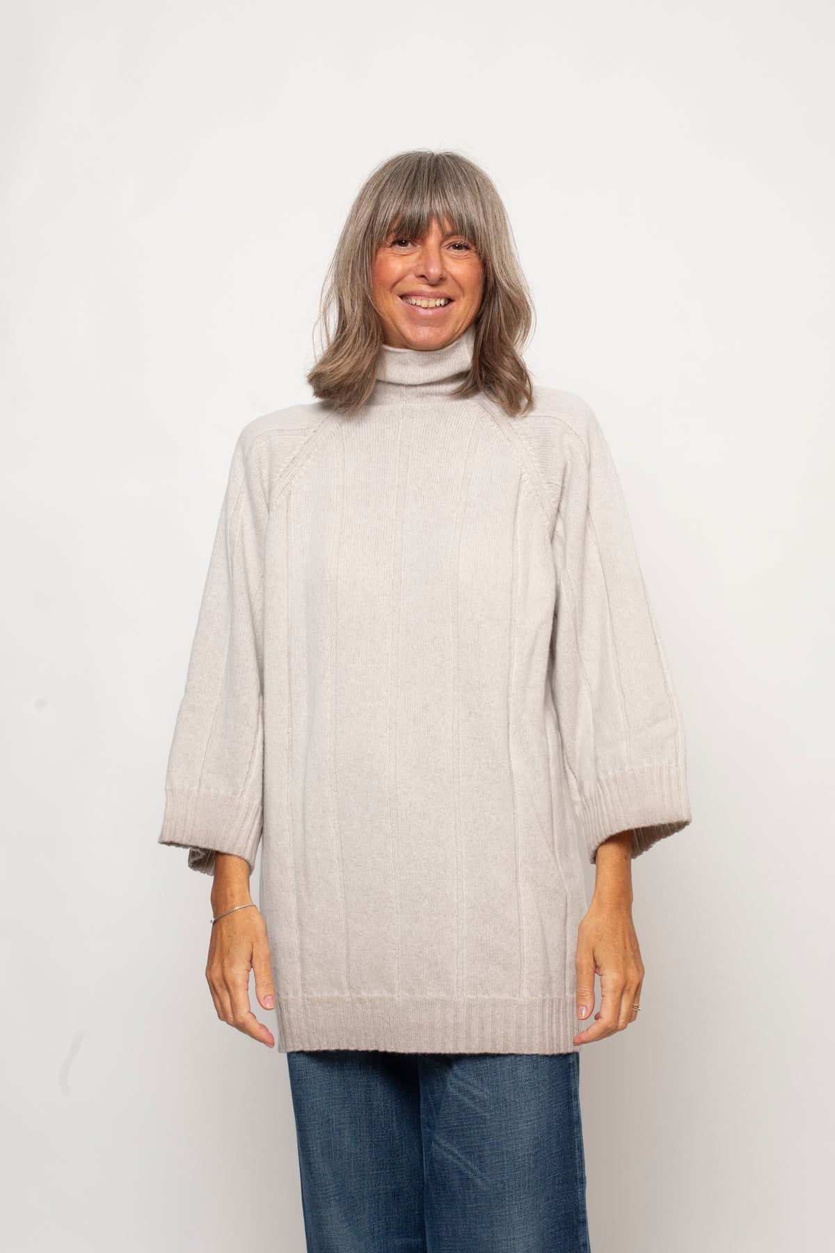Maxi pull stone washed Eufonia