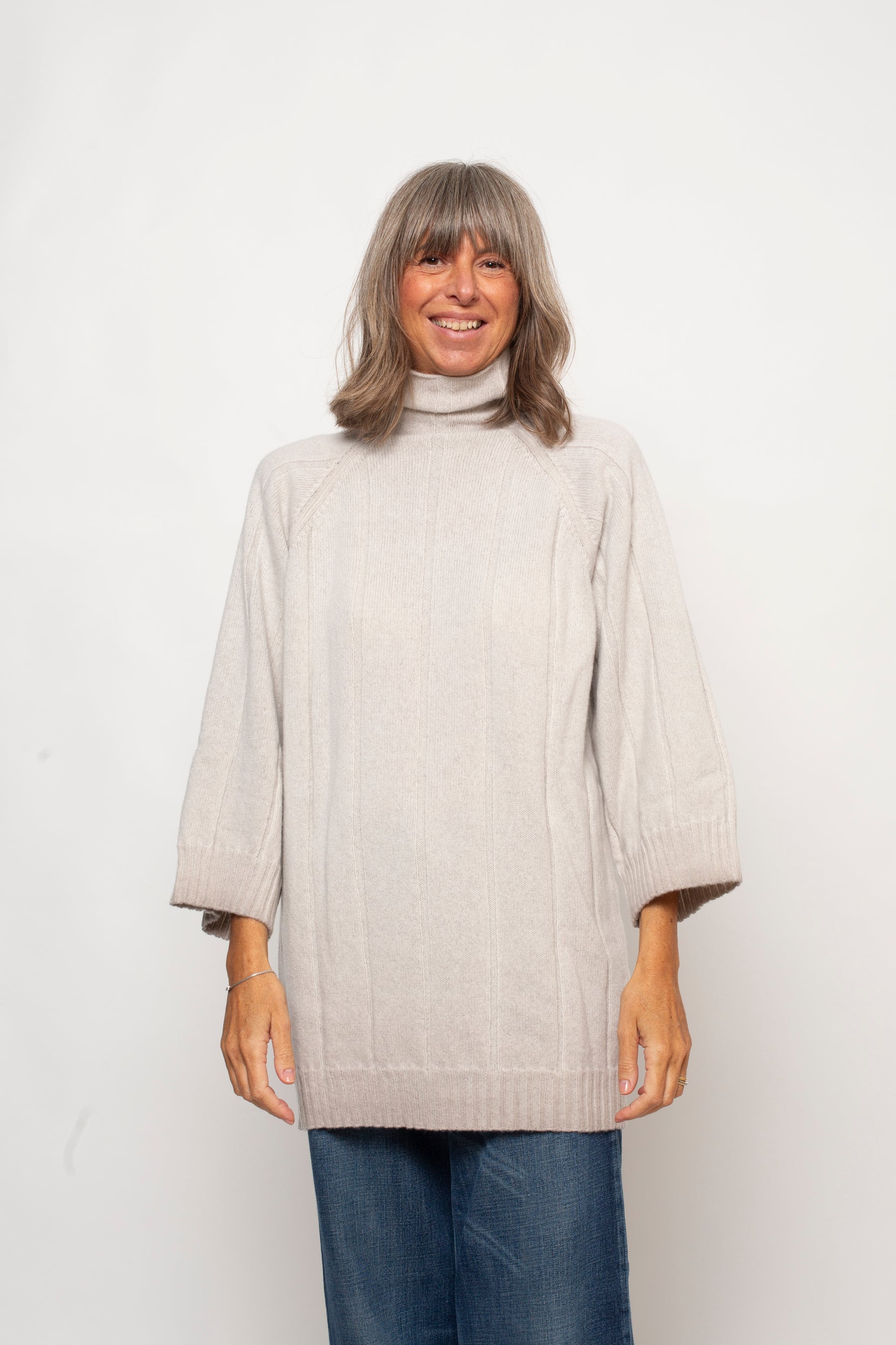Maxi pull stone washed Eufonia